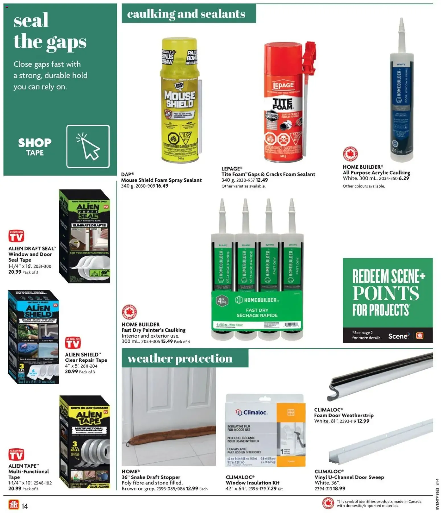 Home Hardware flyer - Fall and Winter from Aug 13, 2026 > weekly specials & deals from August 13 to November 4 2026 - flyer page 14