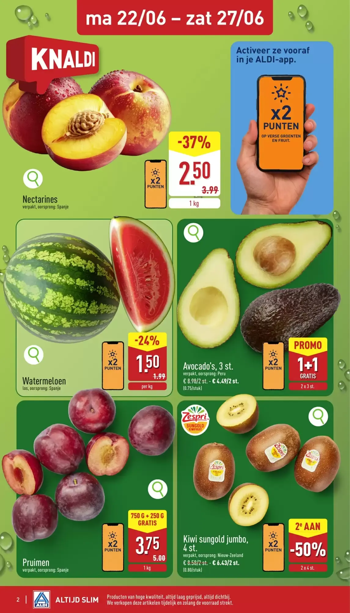 ALDI Folder van ma 22/06 t.e.m. zat 27/06 van 22 juni tot 27 juni 2026 - folder pagina 2