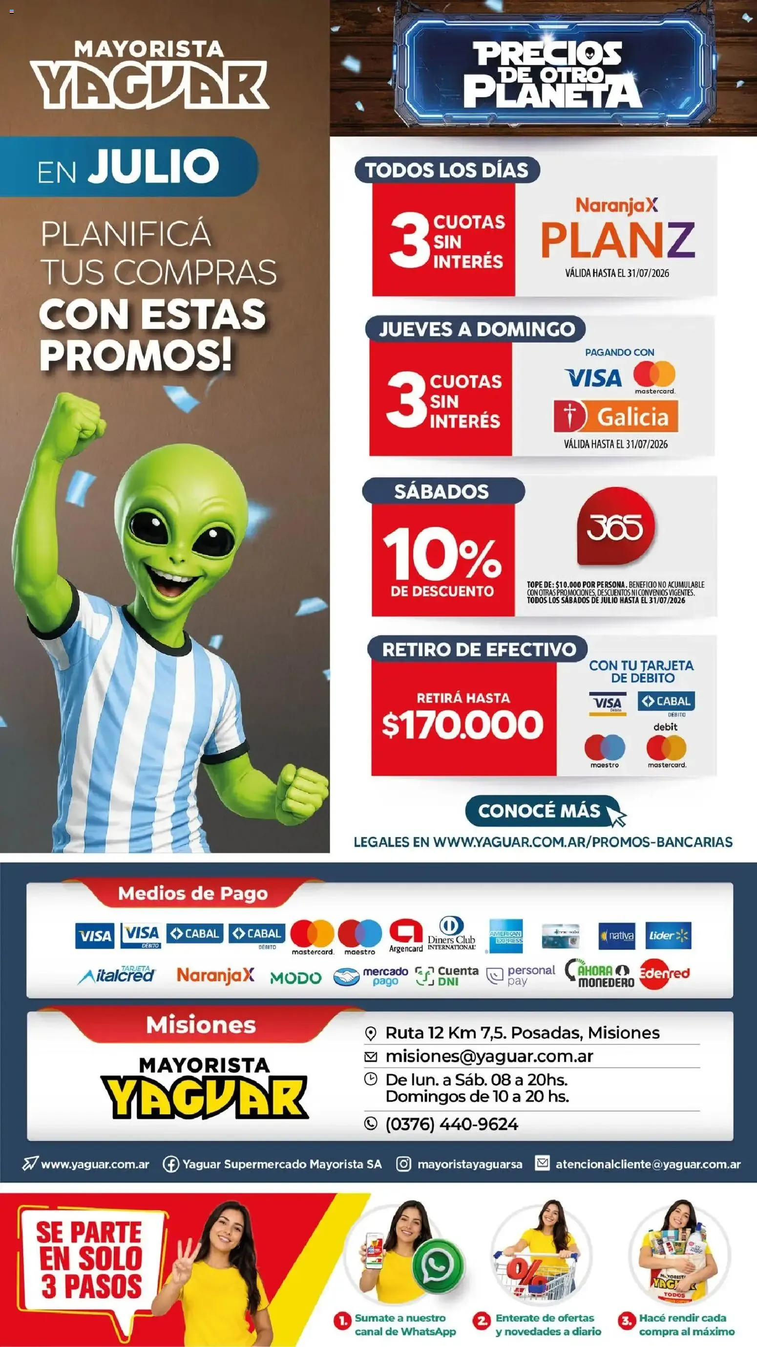 Ofertas de Yaguar - Oferta Semanal Misiones del 29/06/2026 - 05/07/2026 29 de junio al 5 de julio 2026 - Página 18 del catálogo