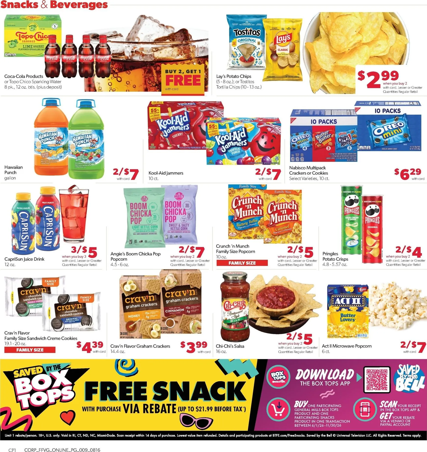 Weekly promotion Current Family Fare leaflet valid from Sunday 08/16/2026 to Saturday 08/22/2026 spanning from August 16 to August 22 2026 - Page 11 for Catalogue 365