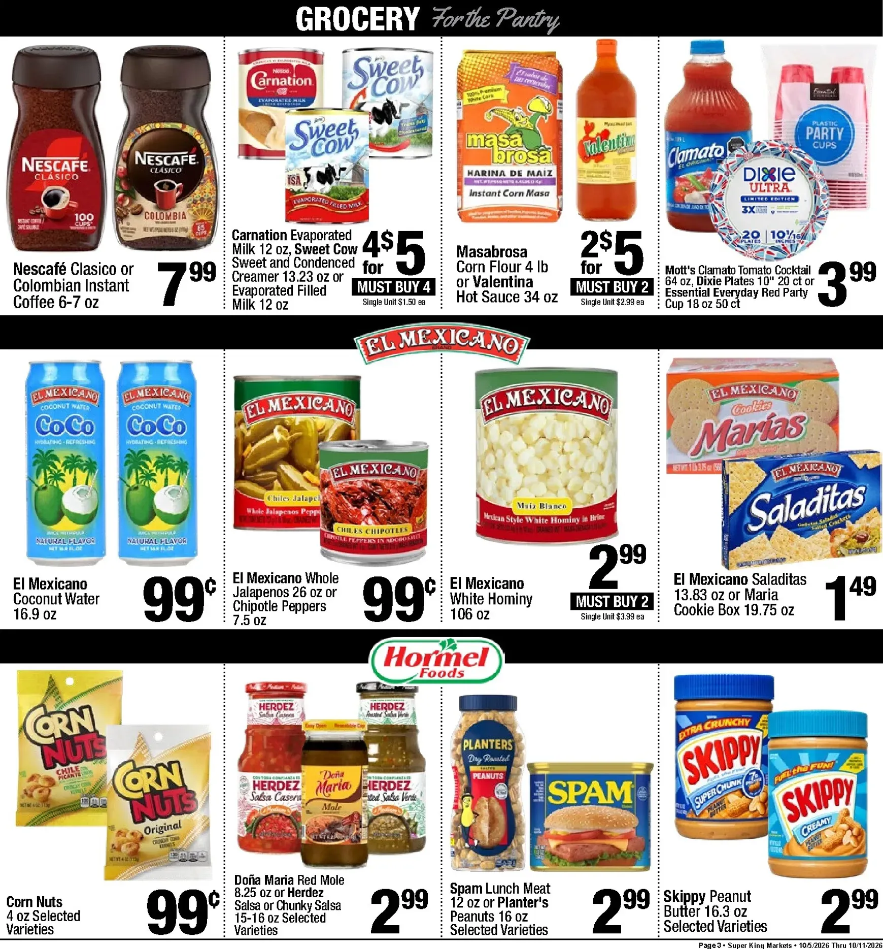 Weekly ad Current Super King leaflet valid from Monday 10/05/2026 to Sunday 10/11/2026 from October 5 to October 11 2026 - Page 3