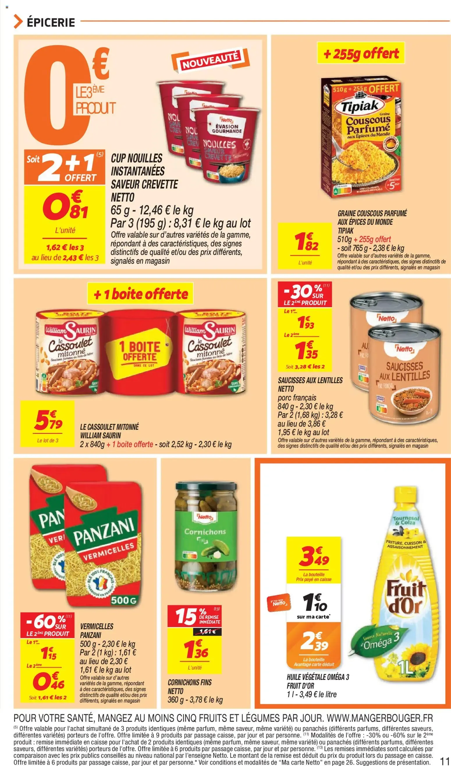 Netto - Temps fort Novembre à partir du 03/11/2026 - promo en ligne du 3 novembre au 9 novembre 2026 - Catalogue page 11