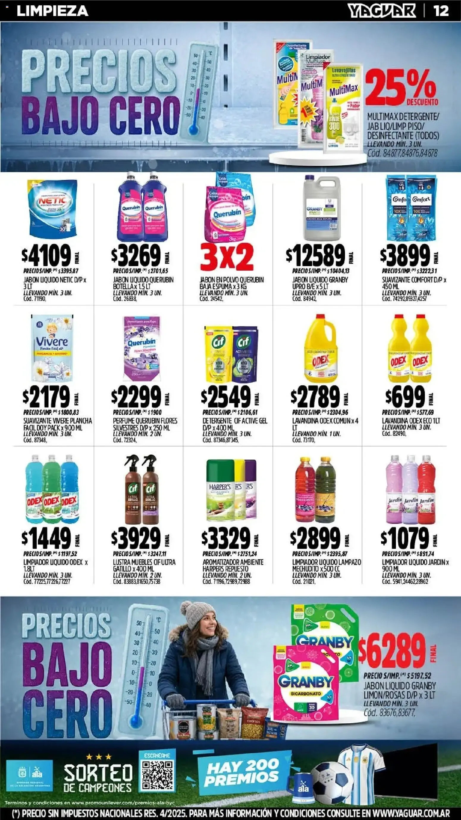 Ofertas de Mayorista Yaguar: Precios Bajo Cero - Oferta Semanal San Juan 20 de julio al 25 de julio 2026 - Página 12 del catálogo