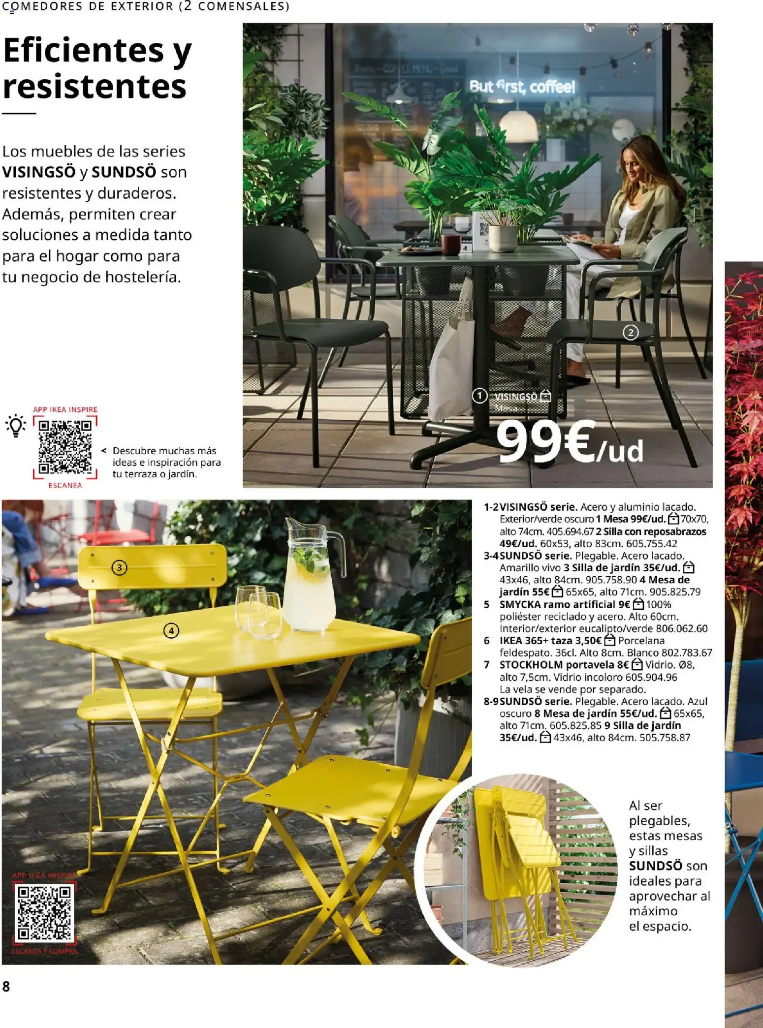 Catálogo de IKEA - Muebles de exterior del 01/09/2026 1 de septiembre al 31 de enero 2027 - Página 8