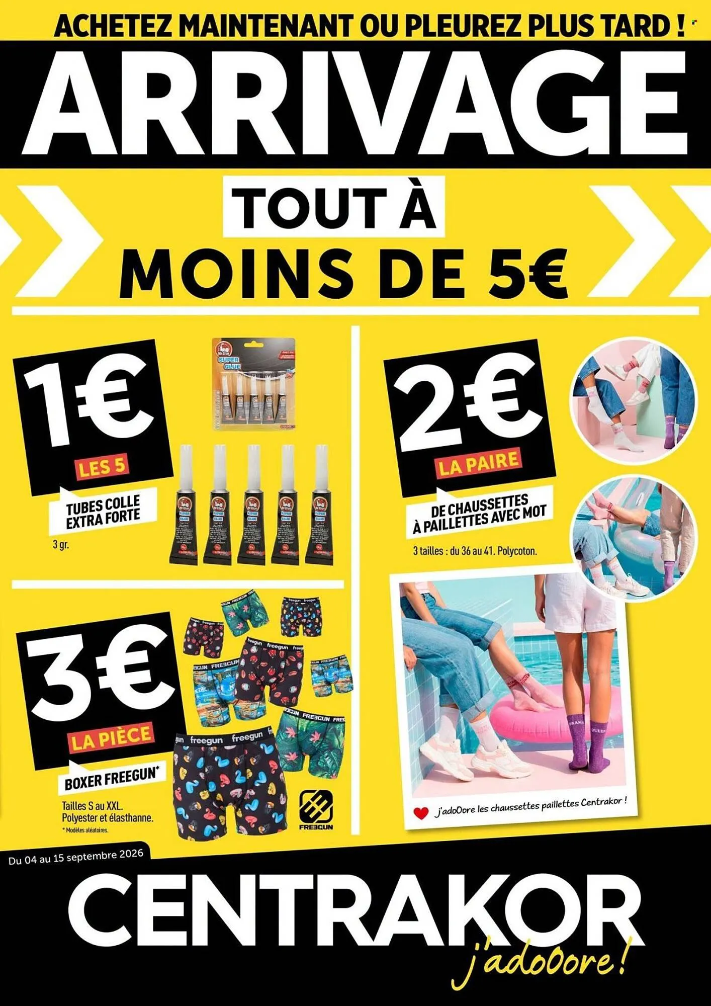 Centrakor Catalogue du 4 septembre au 15 septembre 2026 - Catalogue page 1