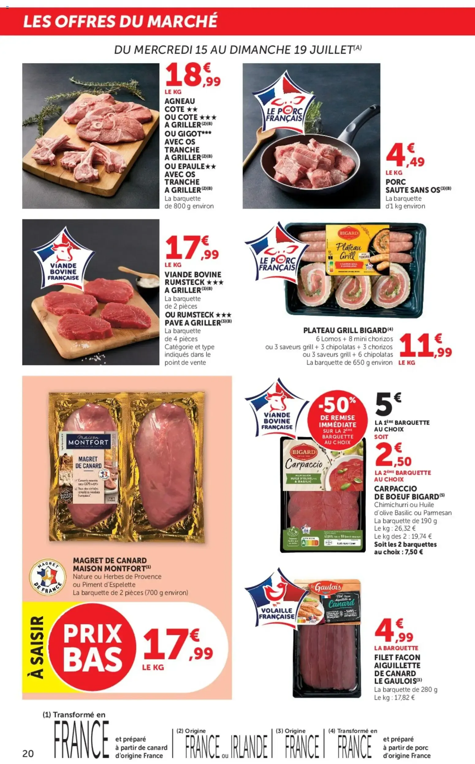 U Express catalogue à partir du 15/07/2026 - promo en ligne du 15 juillet au 26 juillet 2026 - Catalogue page 20
