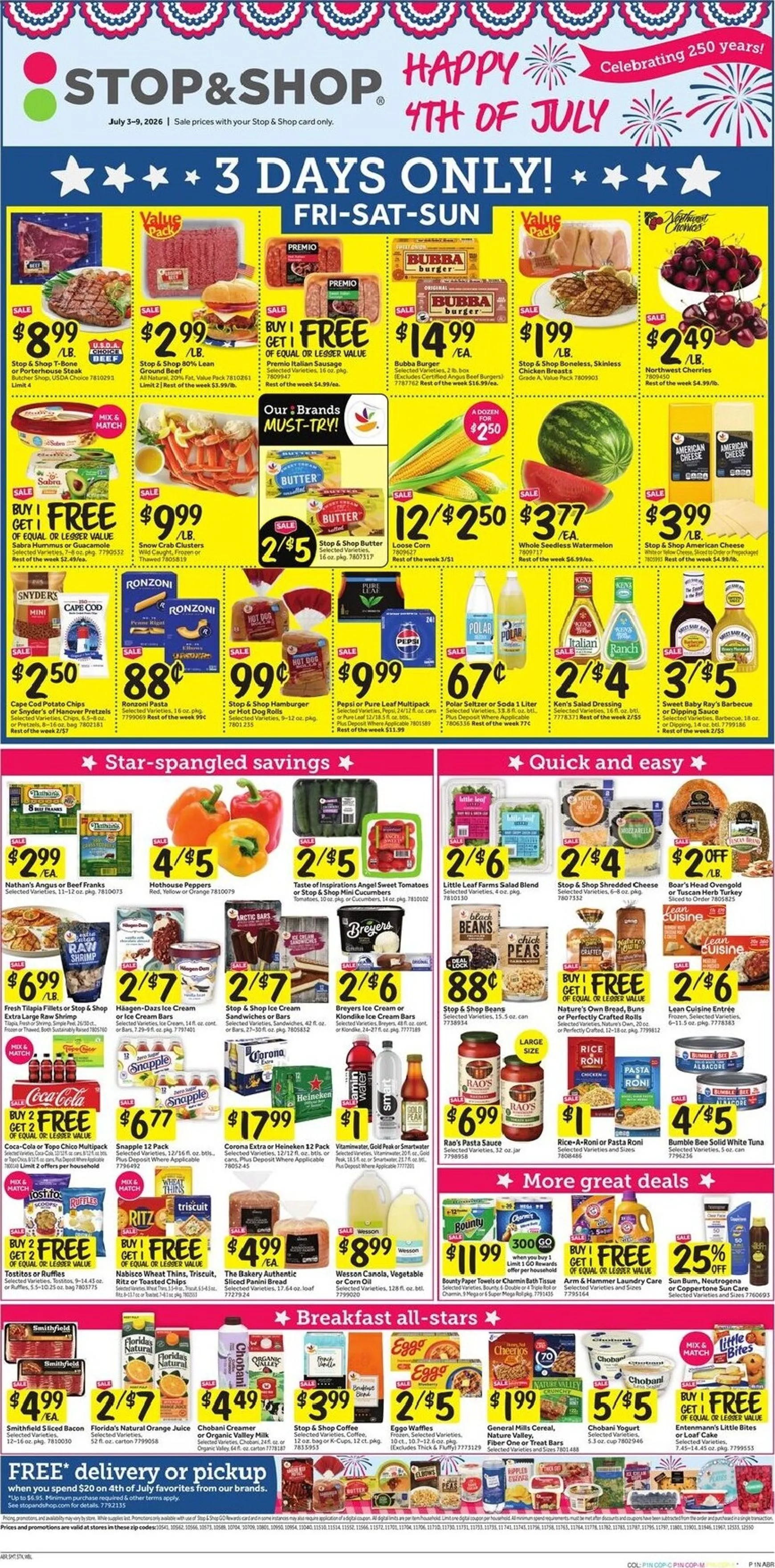 Current Stop and Shop leaflet valid from Friday 07/03/2026 to Thursday 07/09/2026