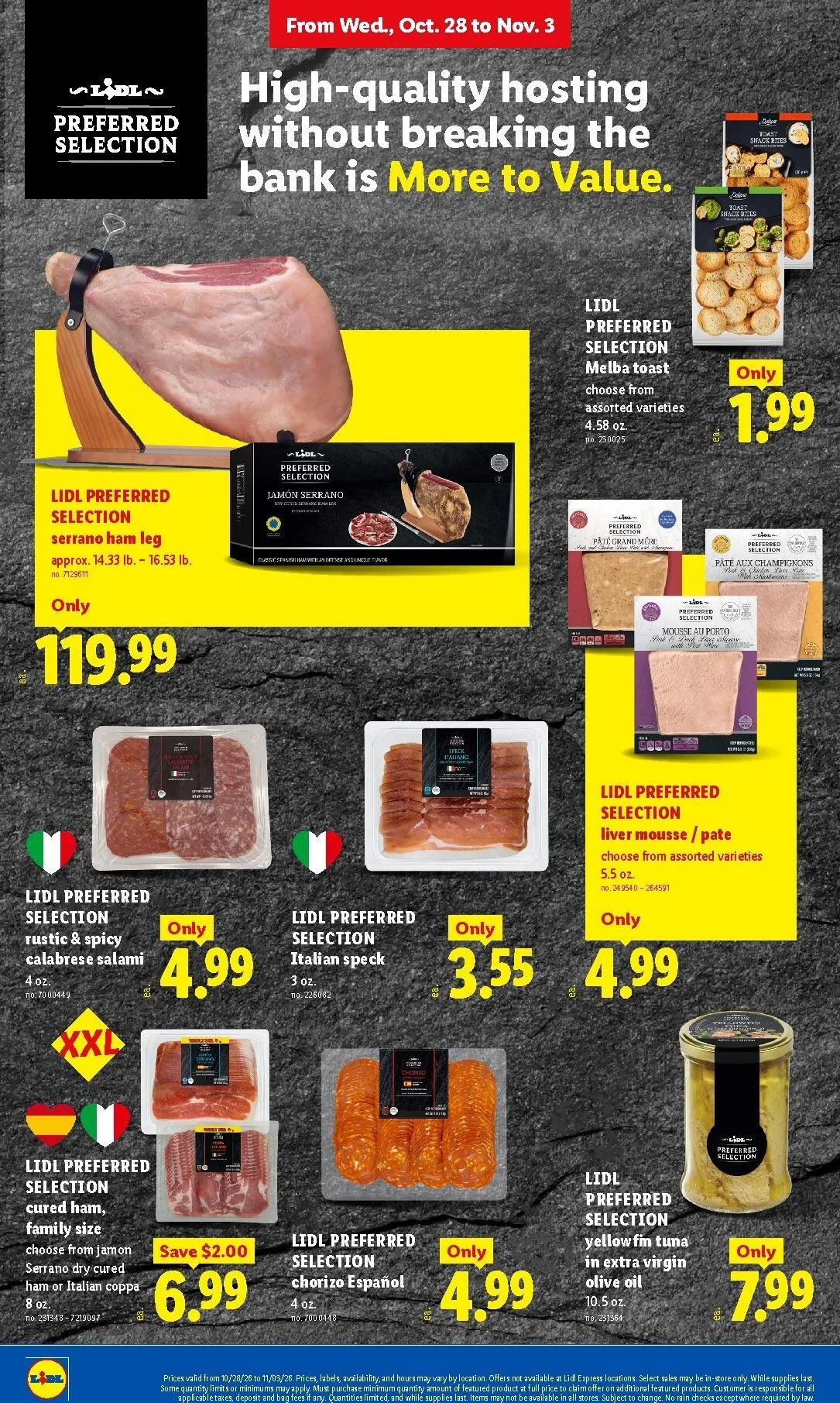 Weekly ad Future Lidl flyer valid from Wednesday 10/28/2026 to Tuesday 11/03/2026 from October 28 to November 3 2026 - Page 12