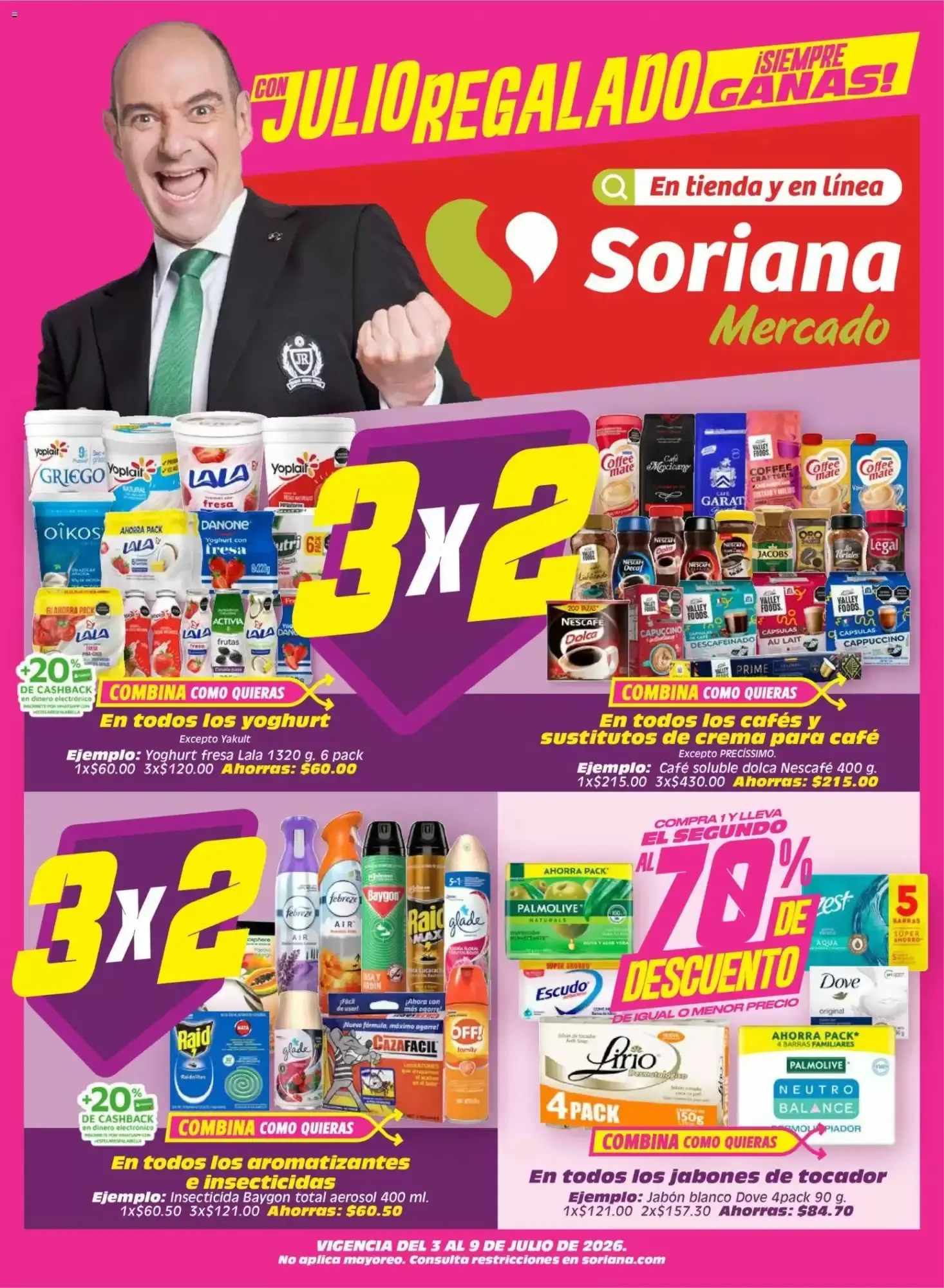 Catálogo de Folleto Soriana Mercado semana 27 3 de julio al 9 de julio 2026 - Pagina 1
