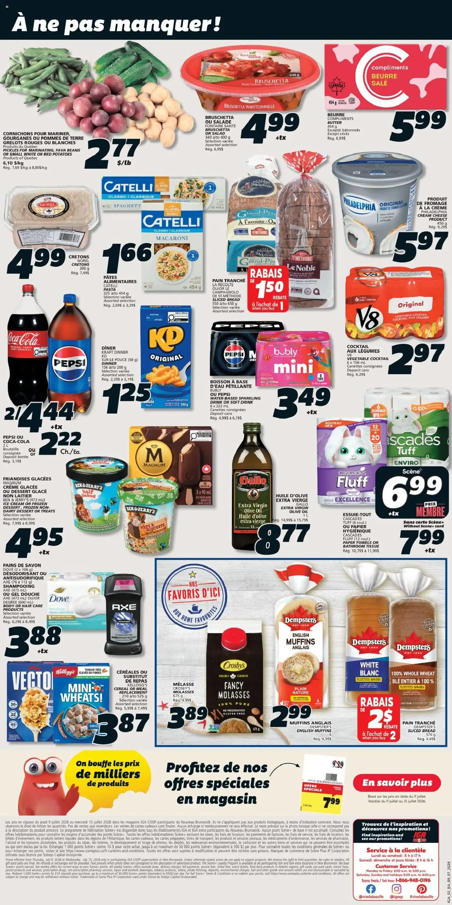 IGA weekly flyer / circulaire from Jul 9, 2026 > weekly specials & deals from July 9 to July 15 2026 - flyer page 2