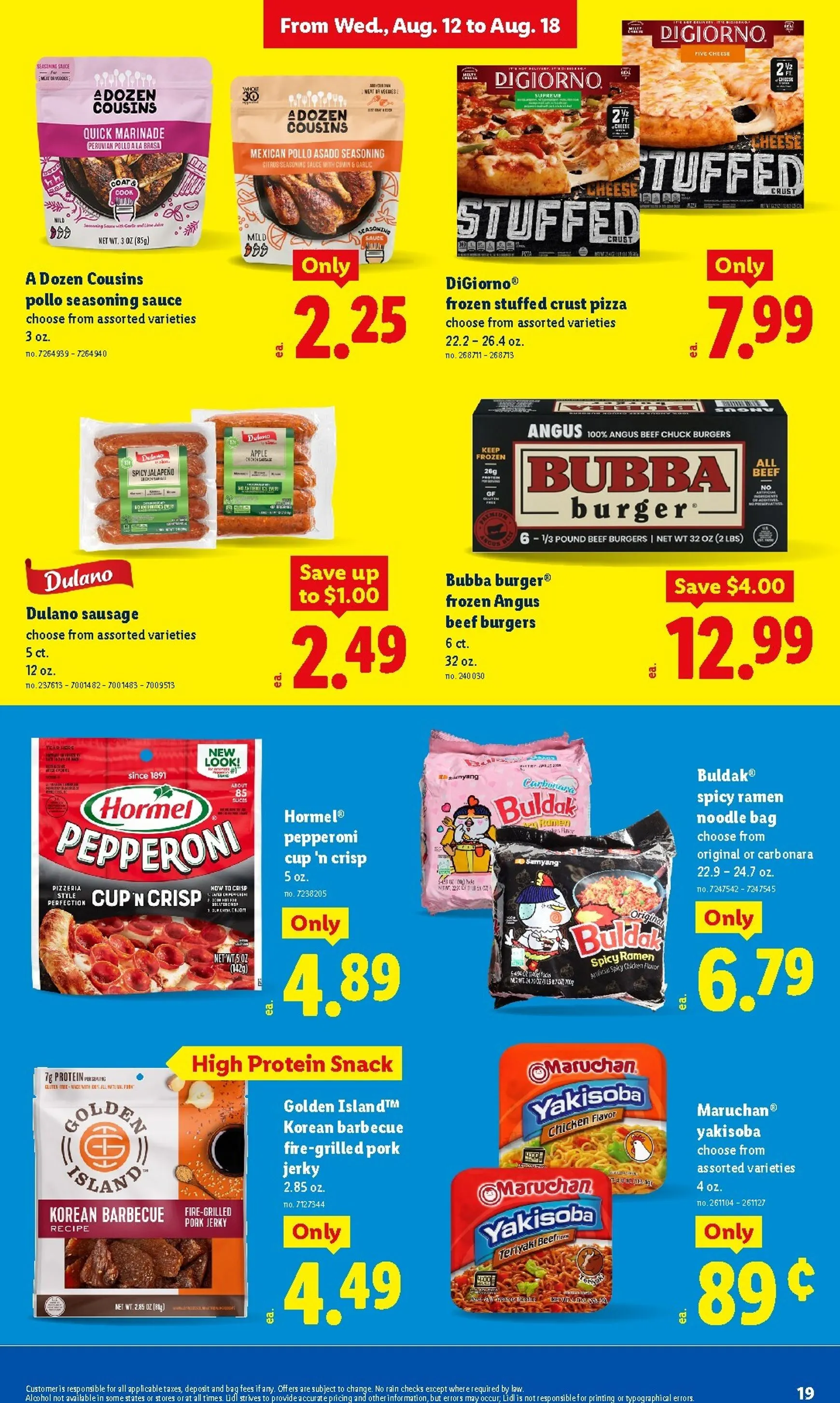 Weekly ad Current Lidl leaflet valid from Wednesday 08/12/2026 to Tuesday 08/18/2026 from August 12 to August 18 2026 - Page 19