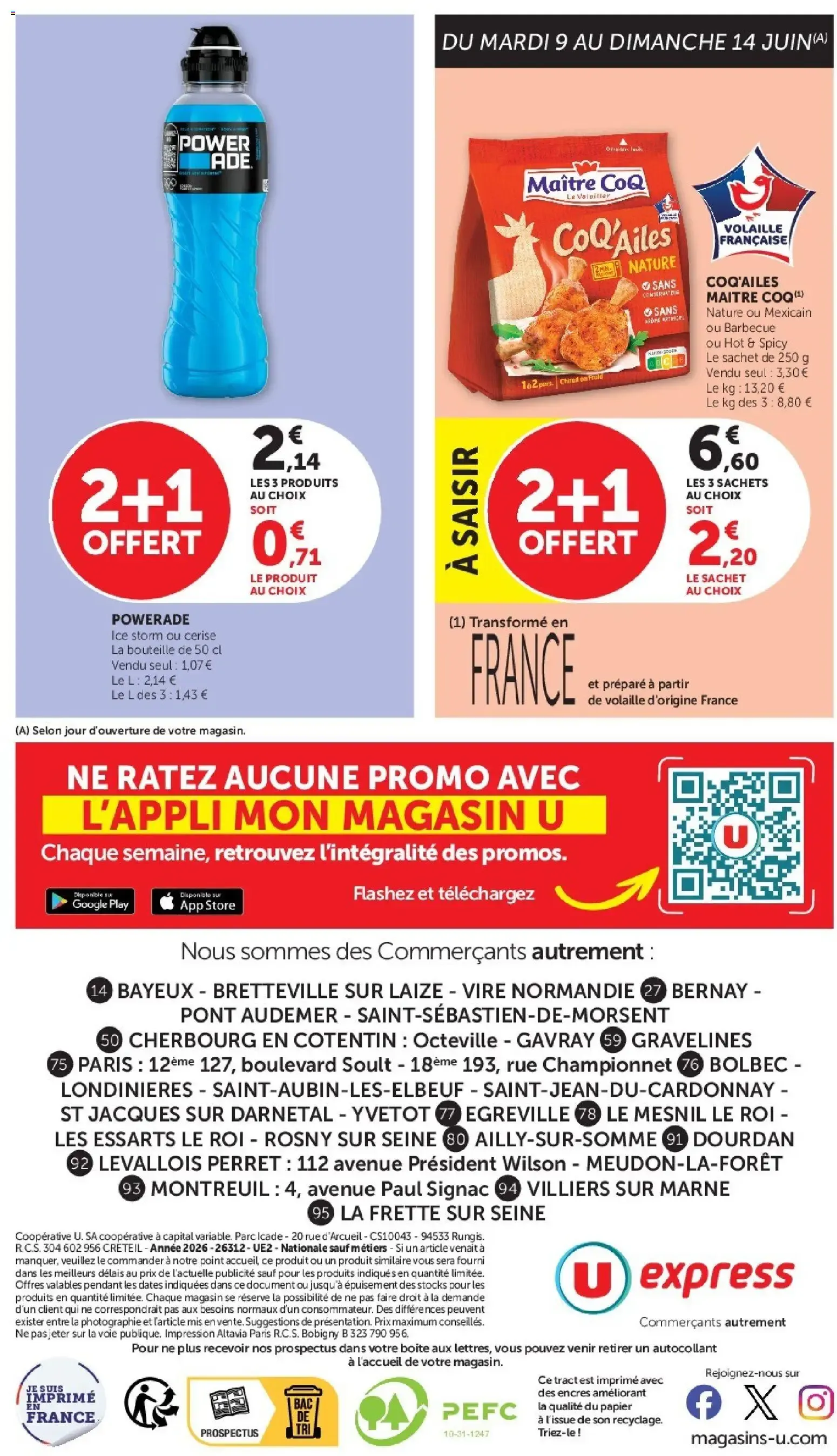 U Express - Coup d'envoi des prix bas du 9 juin au 21 juin 2026 - Catalogue page 18