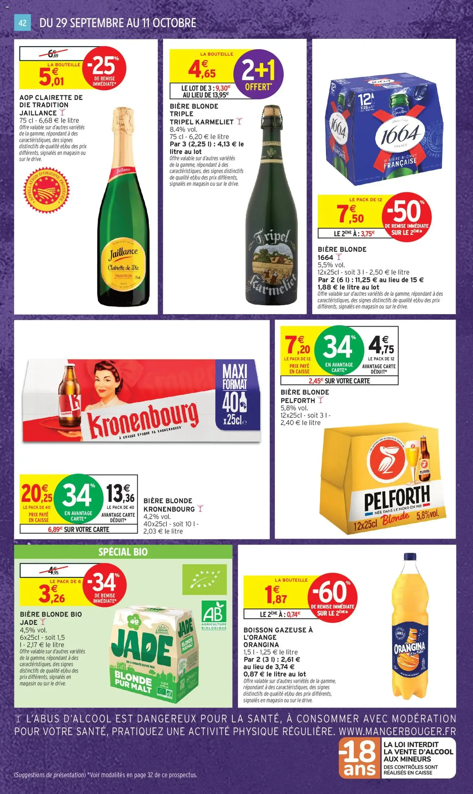 Intermarché - Anniversaire: 100% remboursés en bons d'achat du 29 septembre au 11 octobre 2026 - Catalogue page 34
