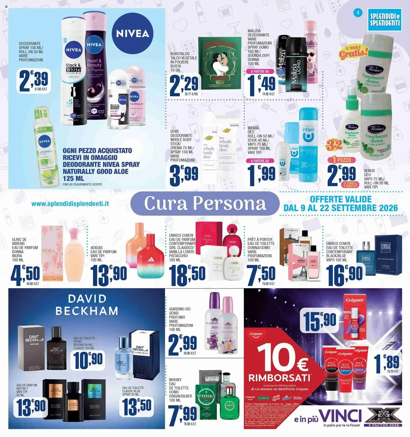 Splendidi e Splendenti volantino dal 09/09/2026 - online Offerte da 9 settembre a 22 settembre di 2026 - Pagina del volantino 4