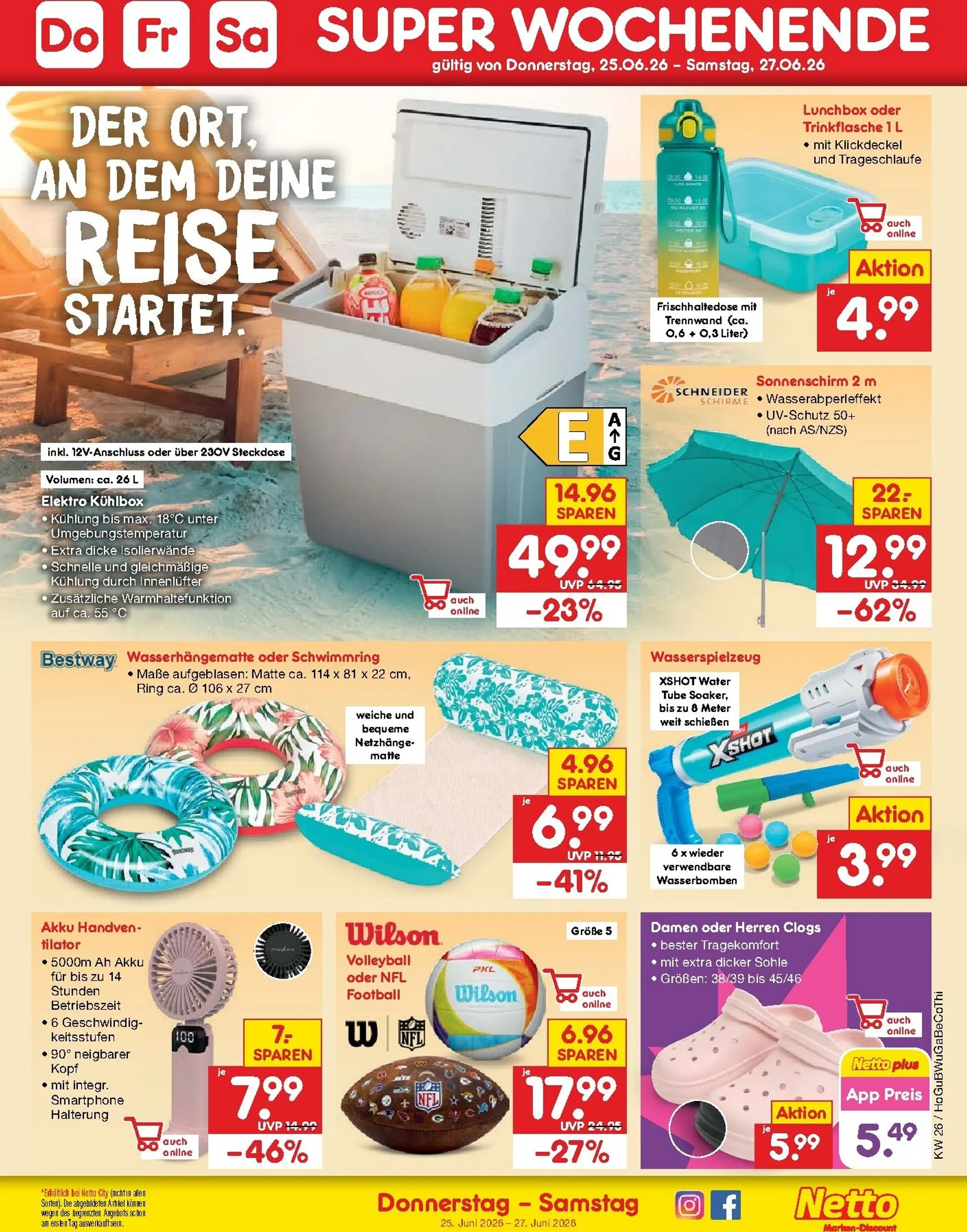 Netto Marken Discount Prospekt – von Montag 22.06.2026 bis Samstag 27.06.2026 von 22. Juni bis 27. Juni 2026 - Prospekt seite 44