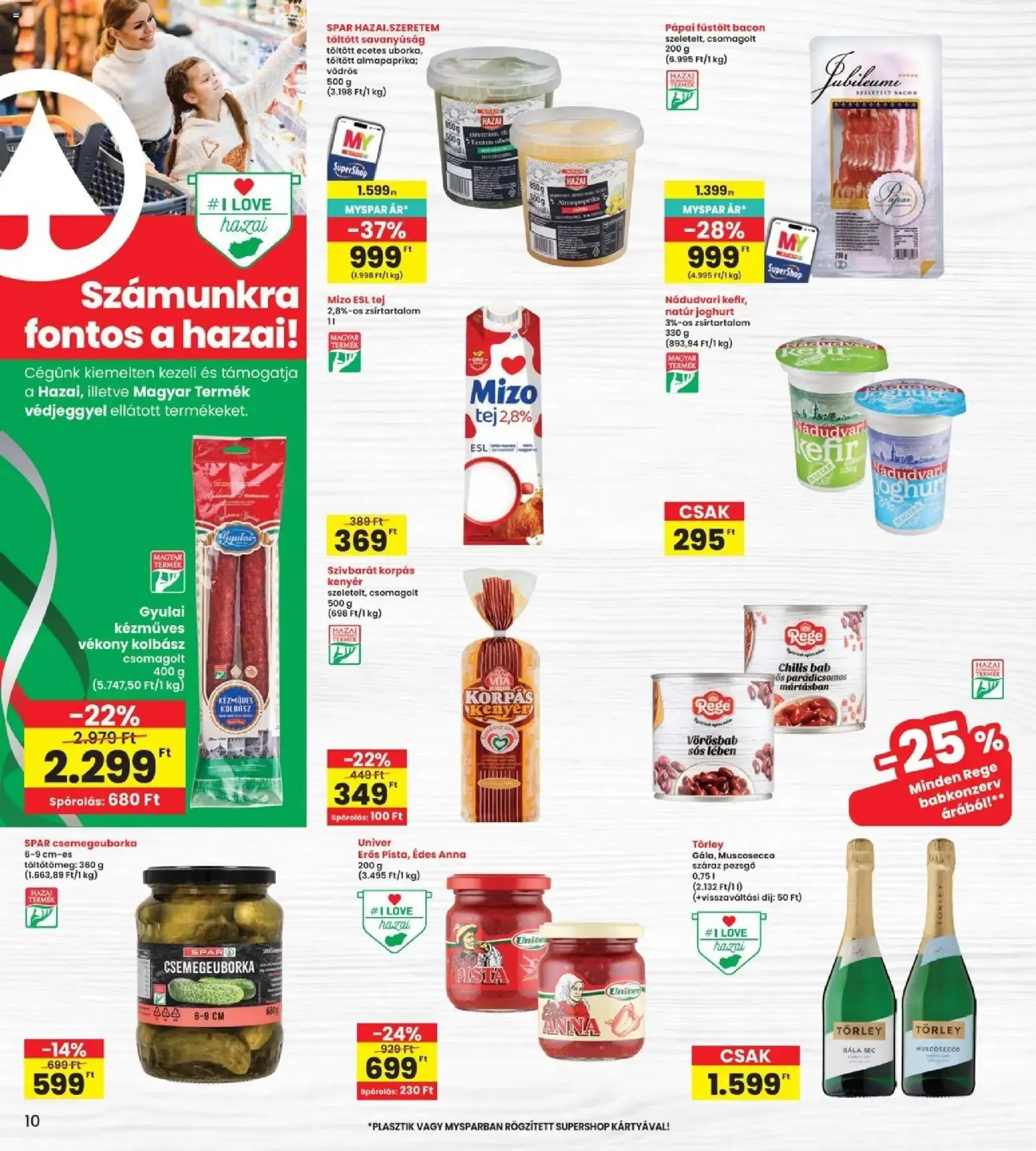 Katalógus Interspar akciós újság - 2026.08.13. -tól/töl > akció, lapozható szórólap 🛍️ augusztus 13.-tól augusztus 19.-ig 2026. - Oldal 10