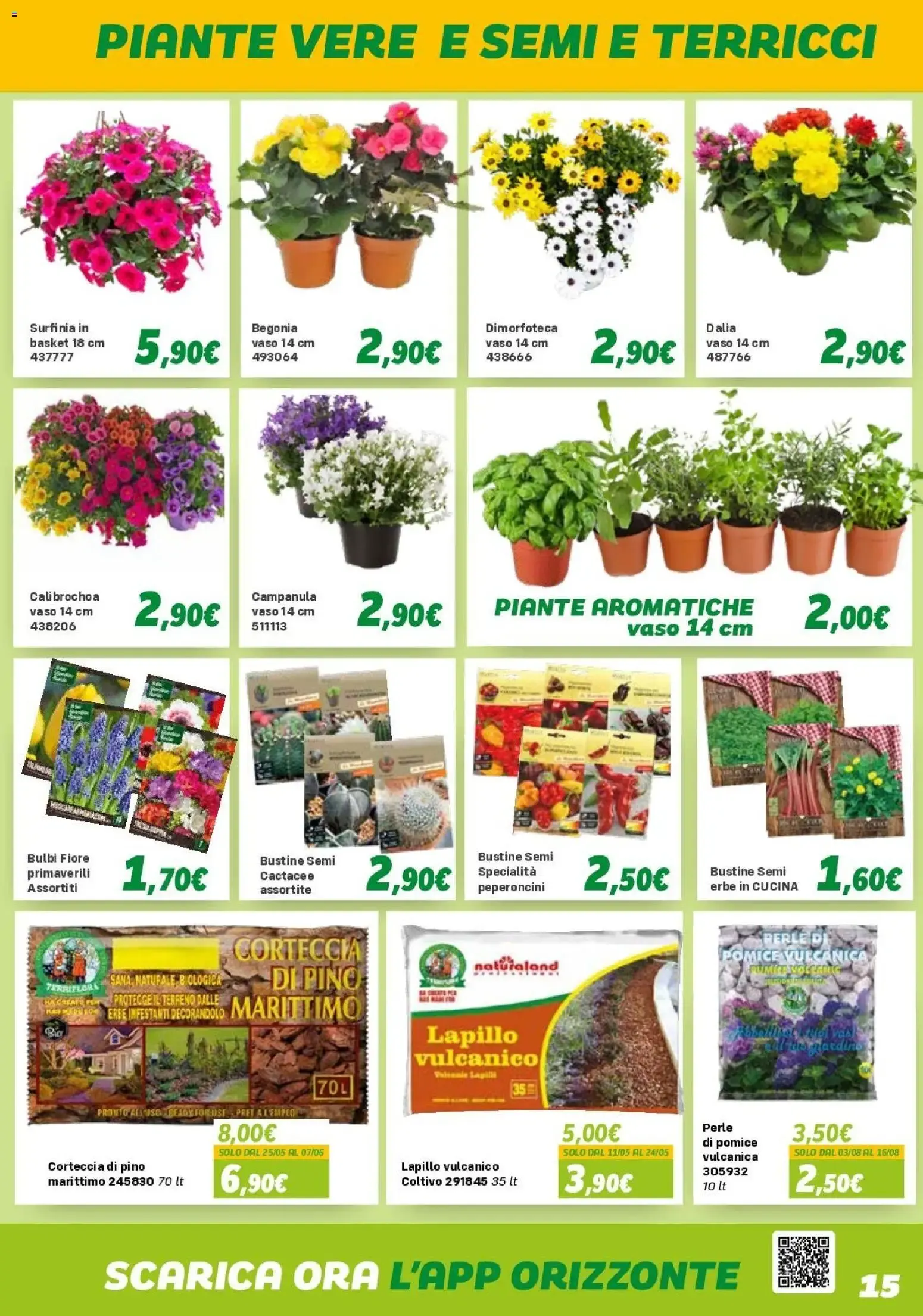 Orizzonte Catalogo Giardinaggio 2026 da 10 aprile a 11 ottobre di 2026 - Pagina del volantino 15