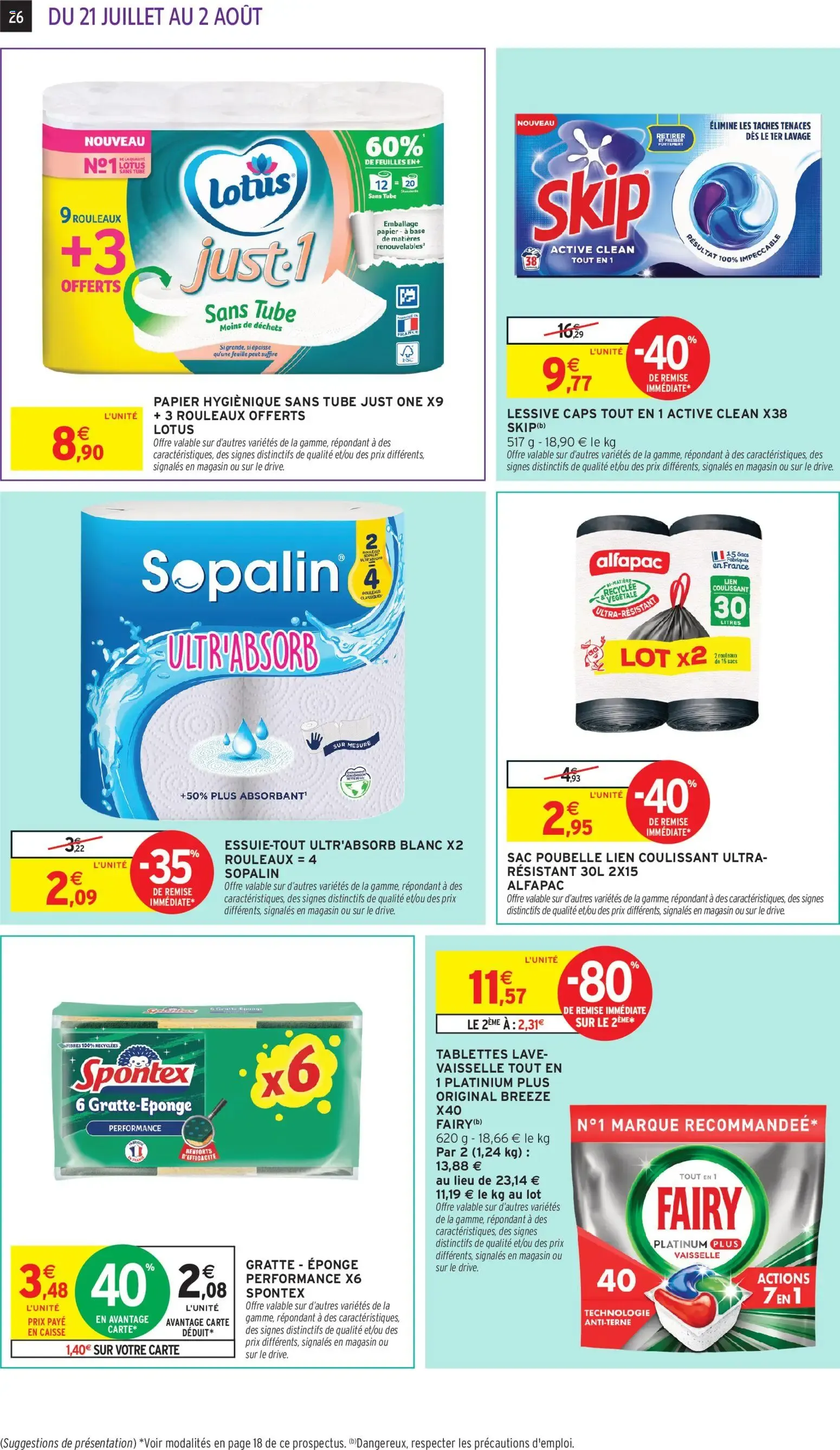 Intermarché offres de la semaine à partir du 21/07/2026 - promo en ligne du 21 juillet au 2 août 2026 - Catalogue page 26