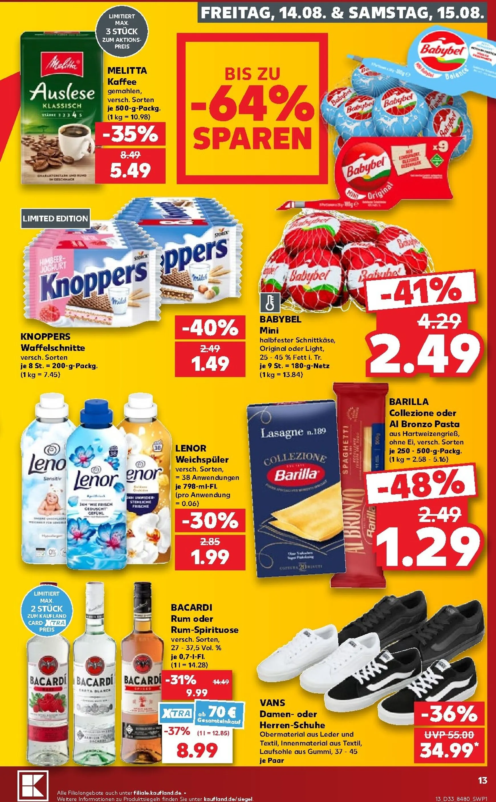Neuer Kaufland Prospekt – von Donnerstag 13.08.2026 bis Mittwoch 19.08.2026 von 13. August bis 19. August 2026 - Prospekt seite 13