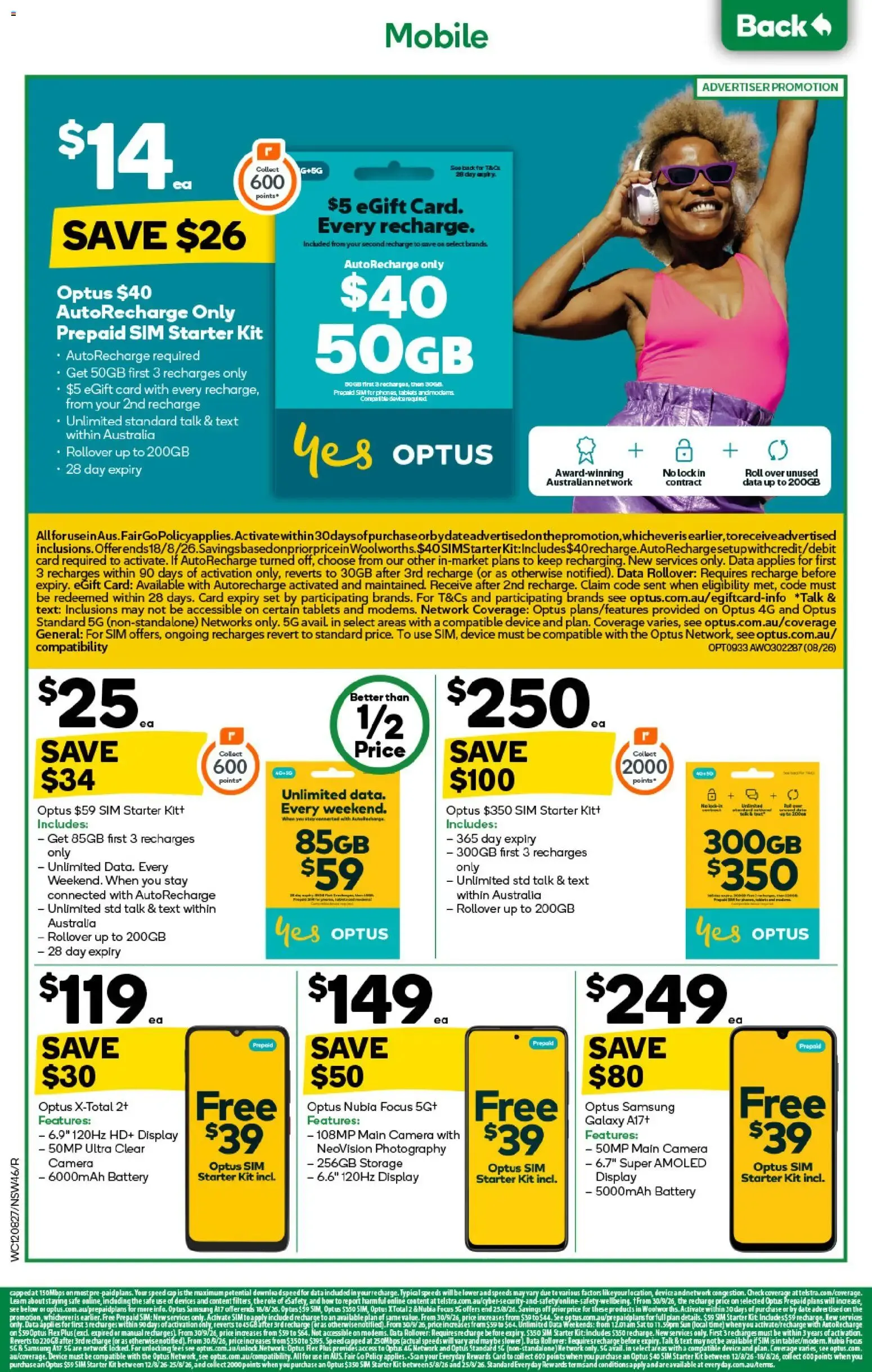 Woolworths catalogue valid from 12/08/2026 > Online Australia - Catalogue valid from 12 August to 18 August 2026 - page 44