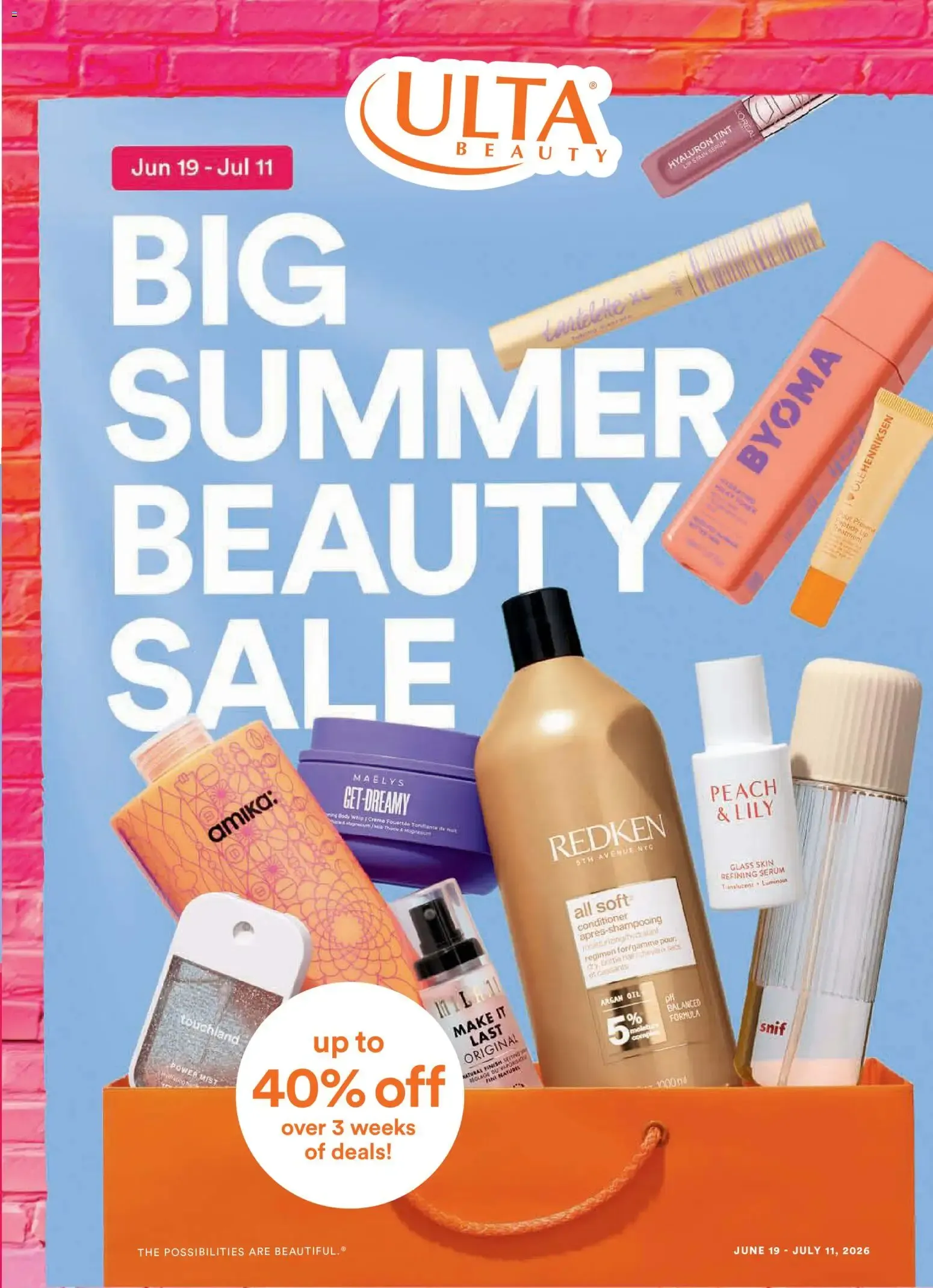 Ulta Beauty: Big Summer Beauty Sale