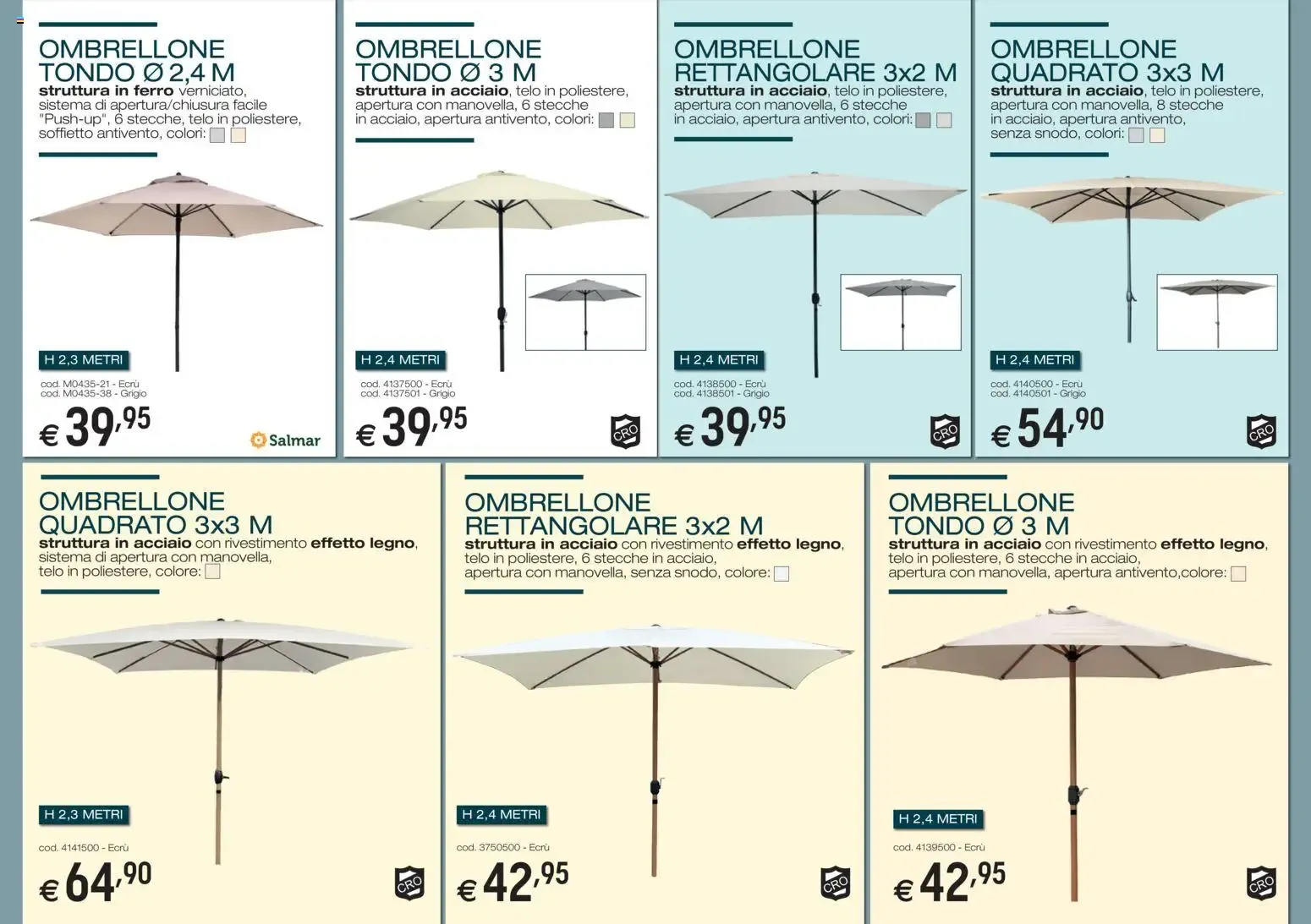 Nuovo Brico OK volantino Ombrelloni, Gazebo, Tende da Sole dal 05/03/2026 > offerte anteprima 🛍️ da 5 marzo a 31 agosto di 2026 - Pagina del volantino 2