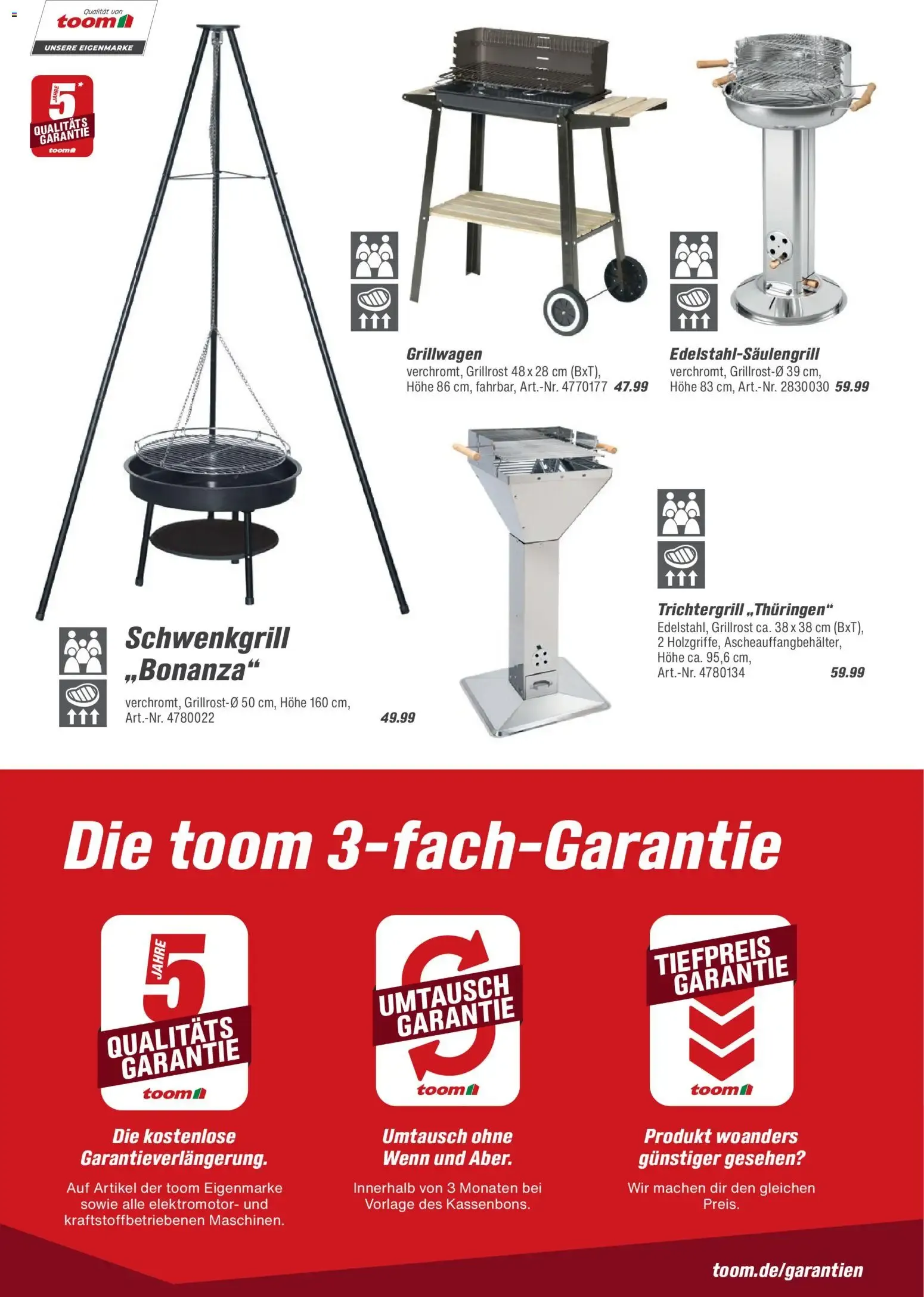 Toom Baumarkt Grills & Zubehör 2026 vom 14.02.2026 – Angebote online von 14. Februar bis 31. Dezember 2026 - Prospekt seite 4