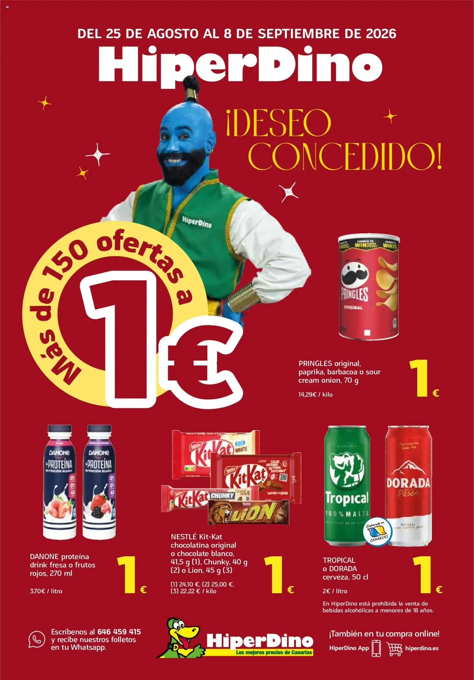 Catálogo de HiperDino Deseo Concedido del 25/08/2026 (catálogo) 25 de agosto al 8 de septiembre 2026 - Página 1