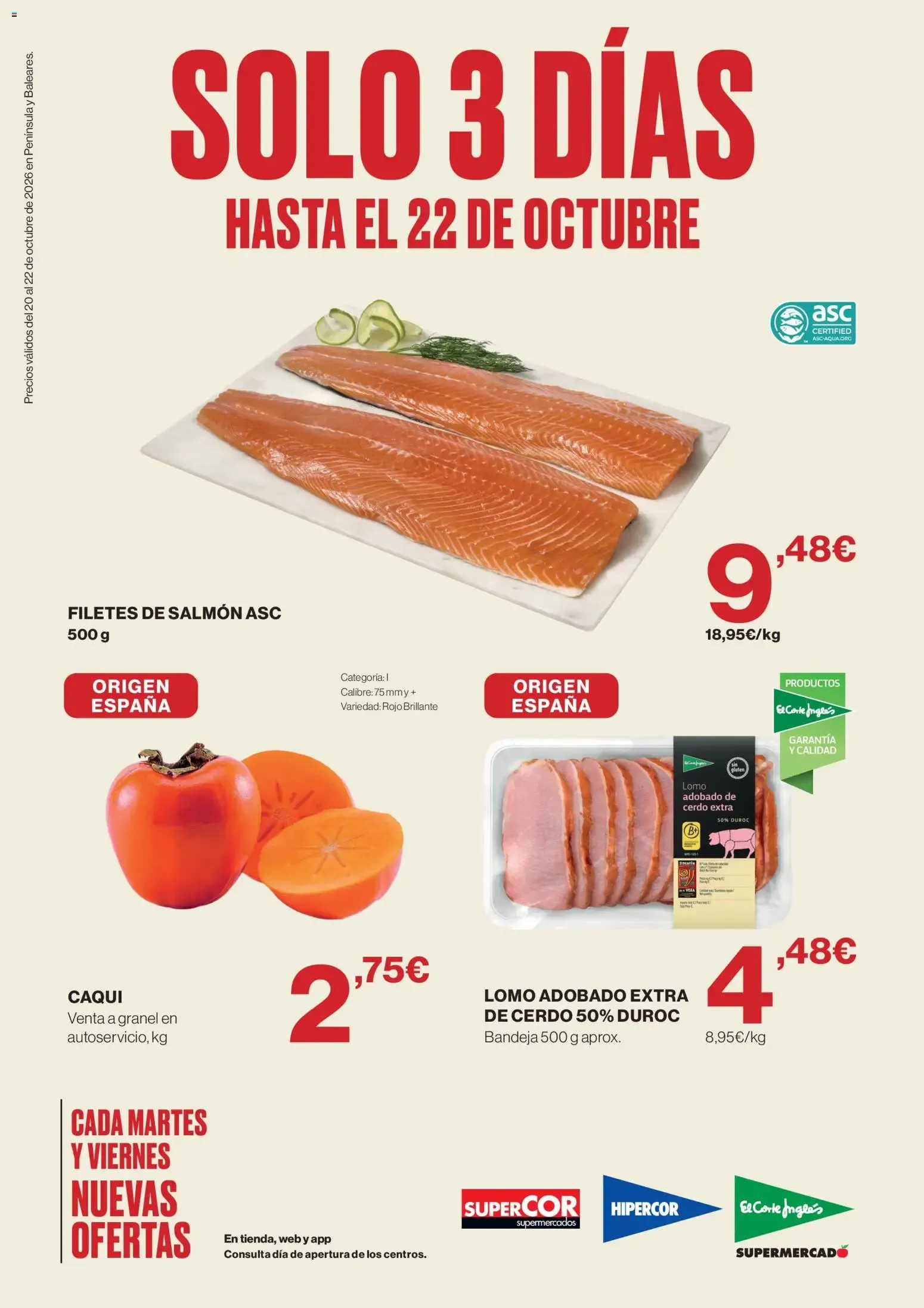 Catálogo de El Corte Inglés solo 3 días 20/10/2026 │Catálogo 20 de octubre al 22 de octubre 2026 - Página 1