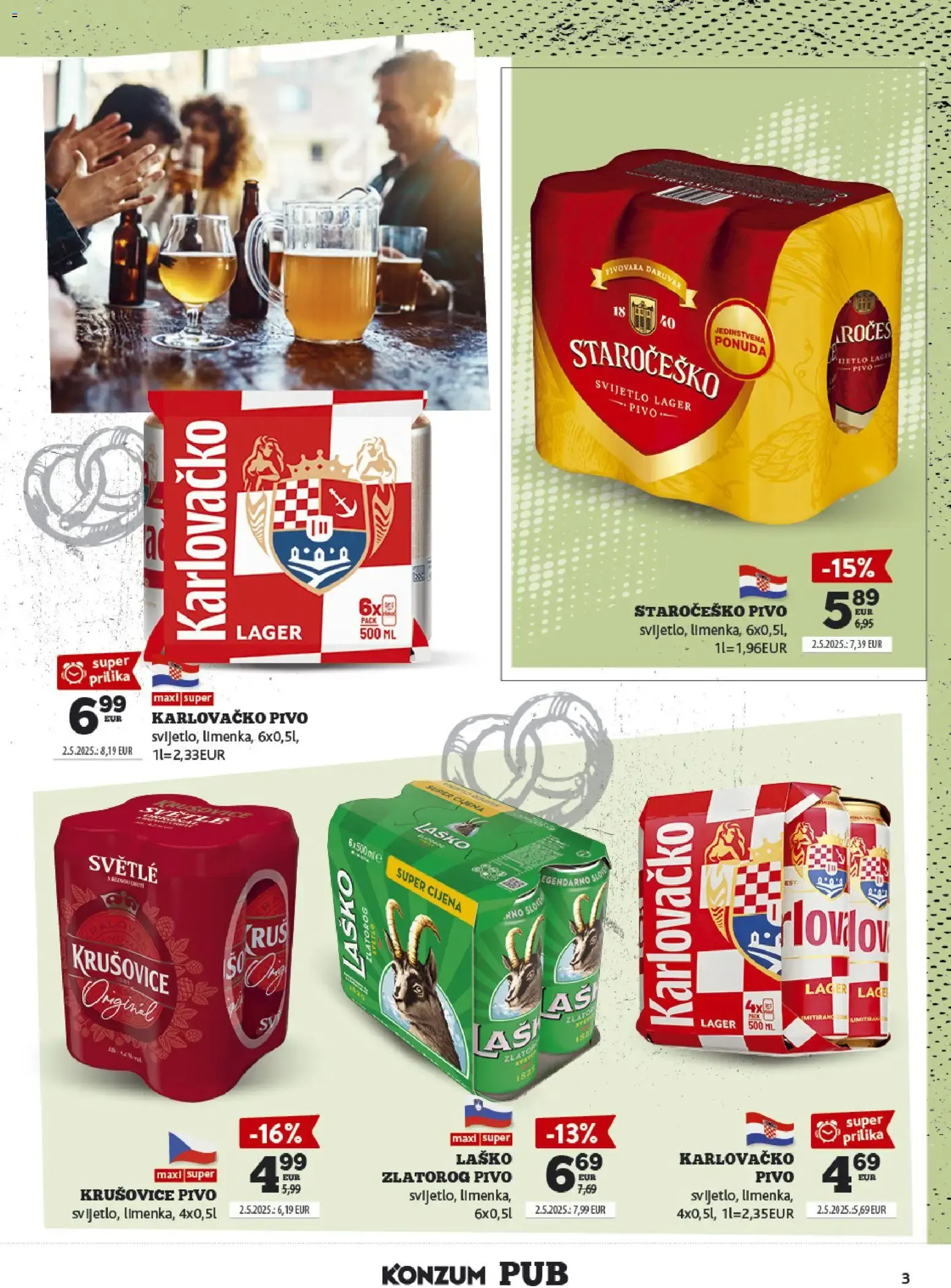 Katalog Konzum Pub: Oferta de Cervezas od 14. rujna do 27. rujna 2026. - Pregled Stranica 3