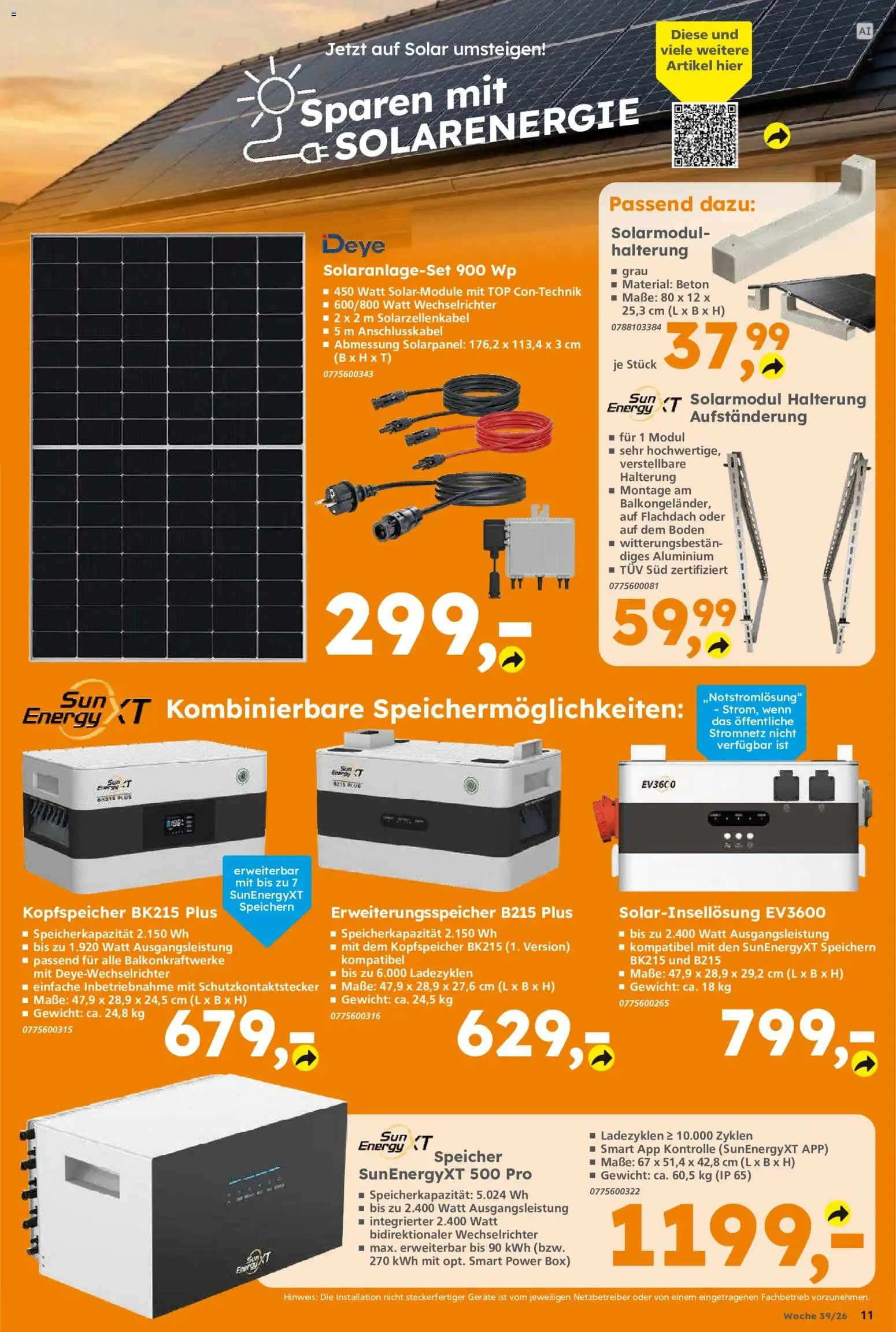 Oferta de Mobile Wallbox Absina en Globus Baumarkt von 20. September bis 26. September 2026 - Prospekt seite 11