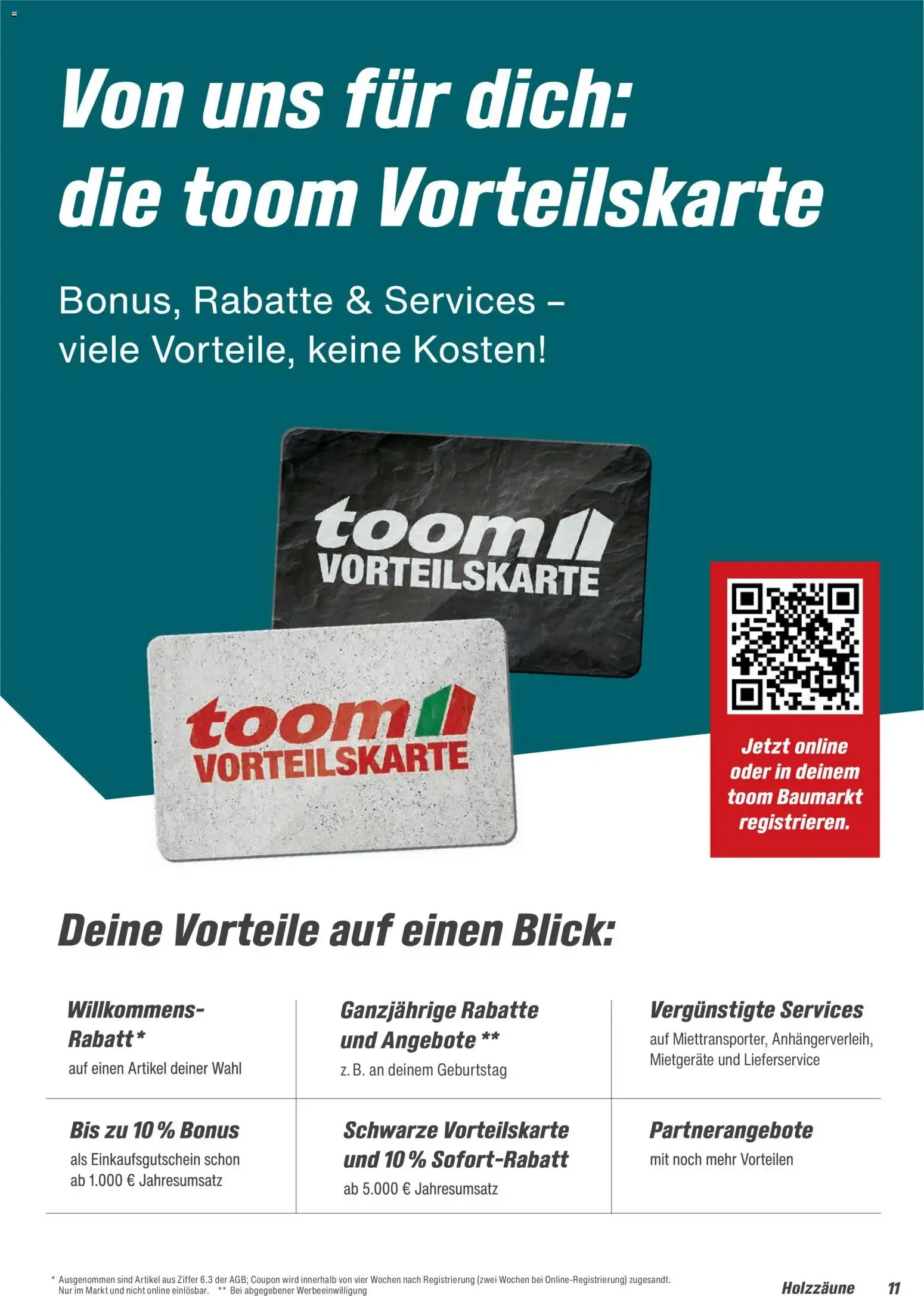 Toom Zäune & Sichtschutz 2026 von 20. Februar bis 30. Juni 2026 - Prospekt seite 11