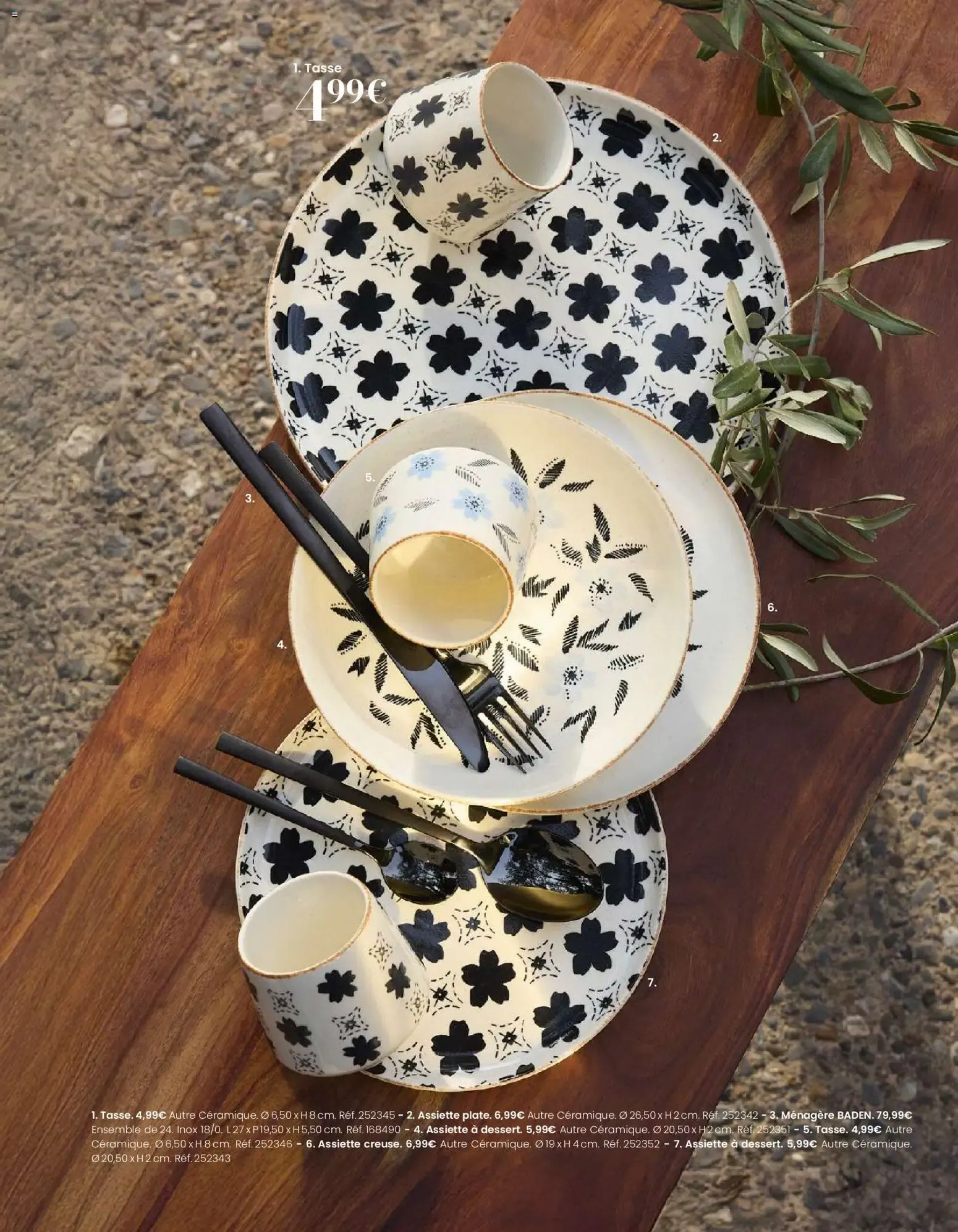 Maisons du Monde - Itinéraire Estival Collection Printemps - Été 2026 du 16 février au 1 septembre 2026 - Catalogue page 75