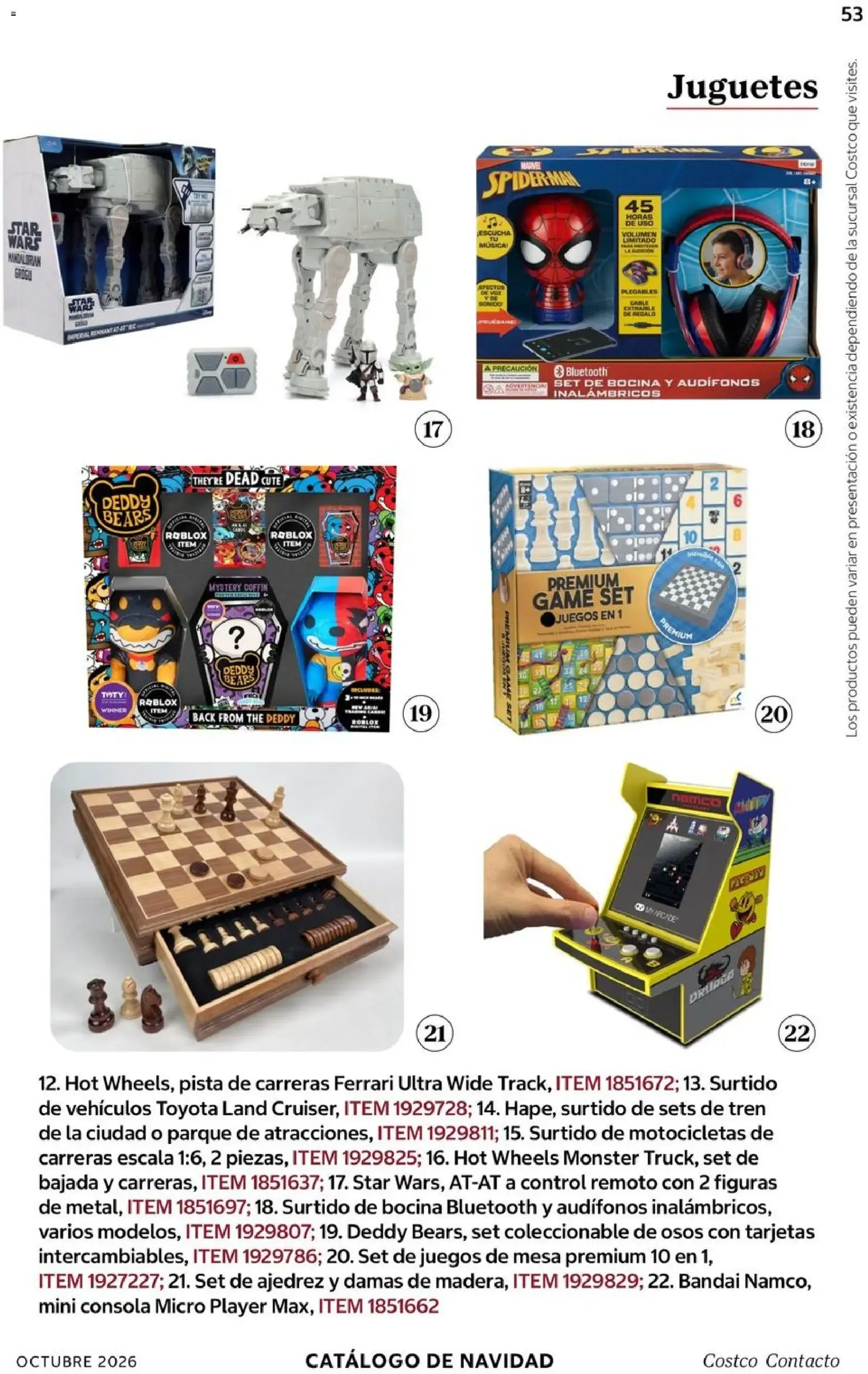 Catálogo de Costco Contacto: Navidad en Costco 1 de octubre al 31 de octubre 2026 - Pagina 53