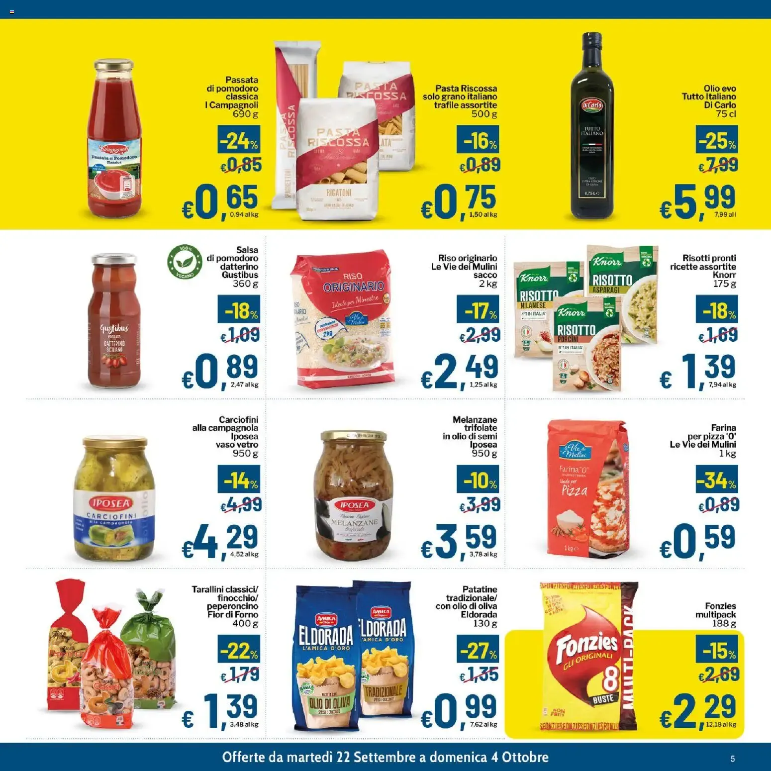 Qui Discount volantino dal 22/09/2026 - online Offerte da 22 settembre a 4 ottobre di 2026 - Pagina del volantino 5