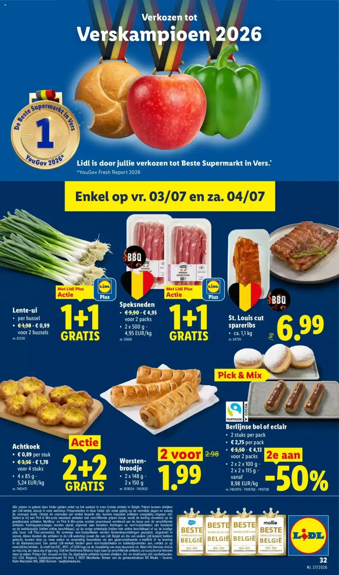 Lidl: World's best Steak y grandes ofertas van 29 juni tot 4 juli 2026 - folder pagina 32