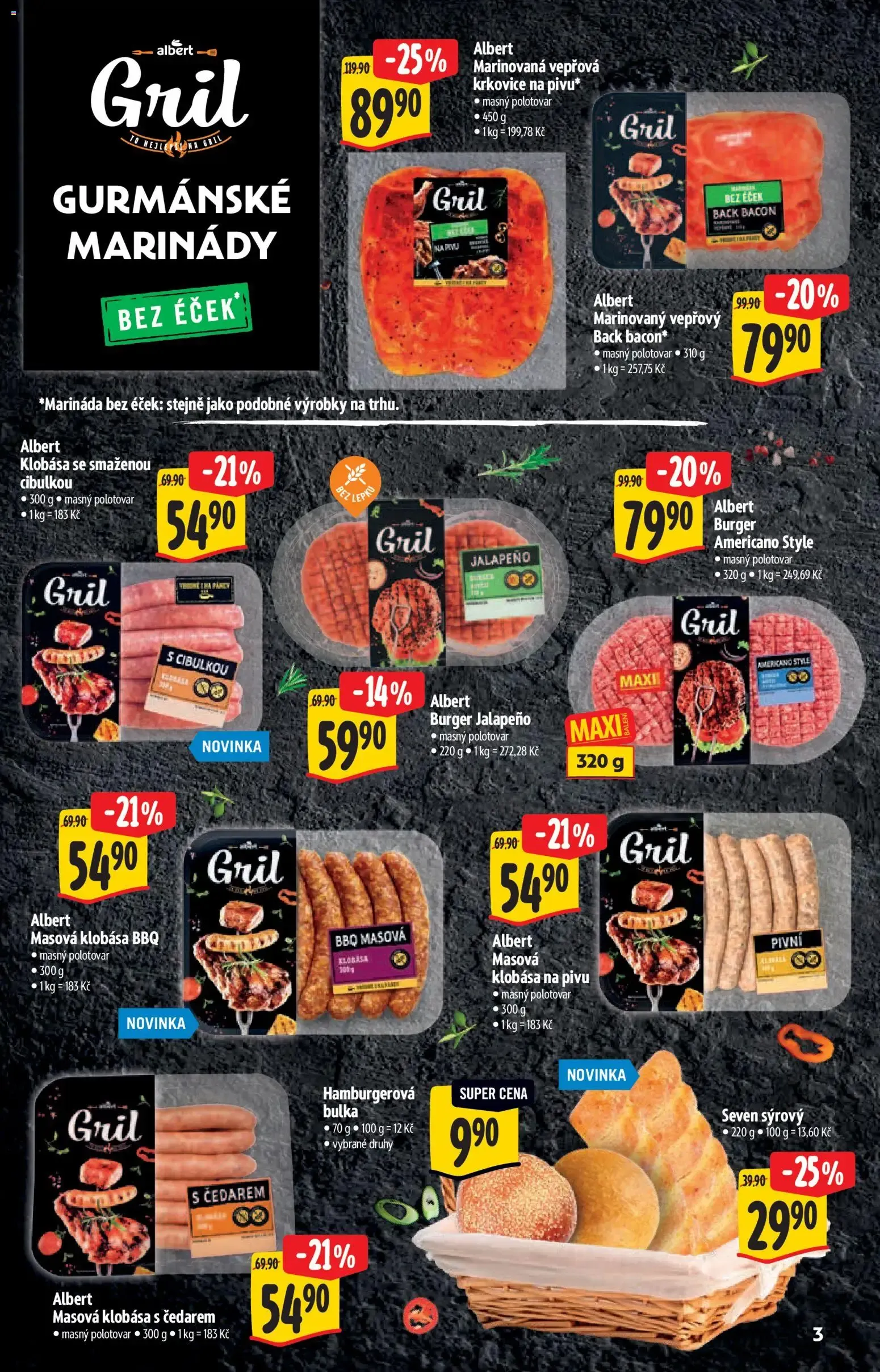 Albert katalog - Hypermarket - Gril od 22.07.2026 - Akční leták - 22. července 4. srpna 2026 - Page 3