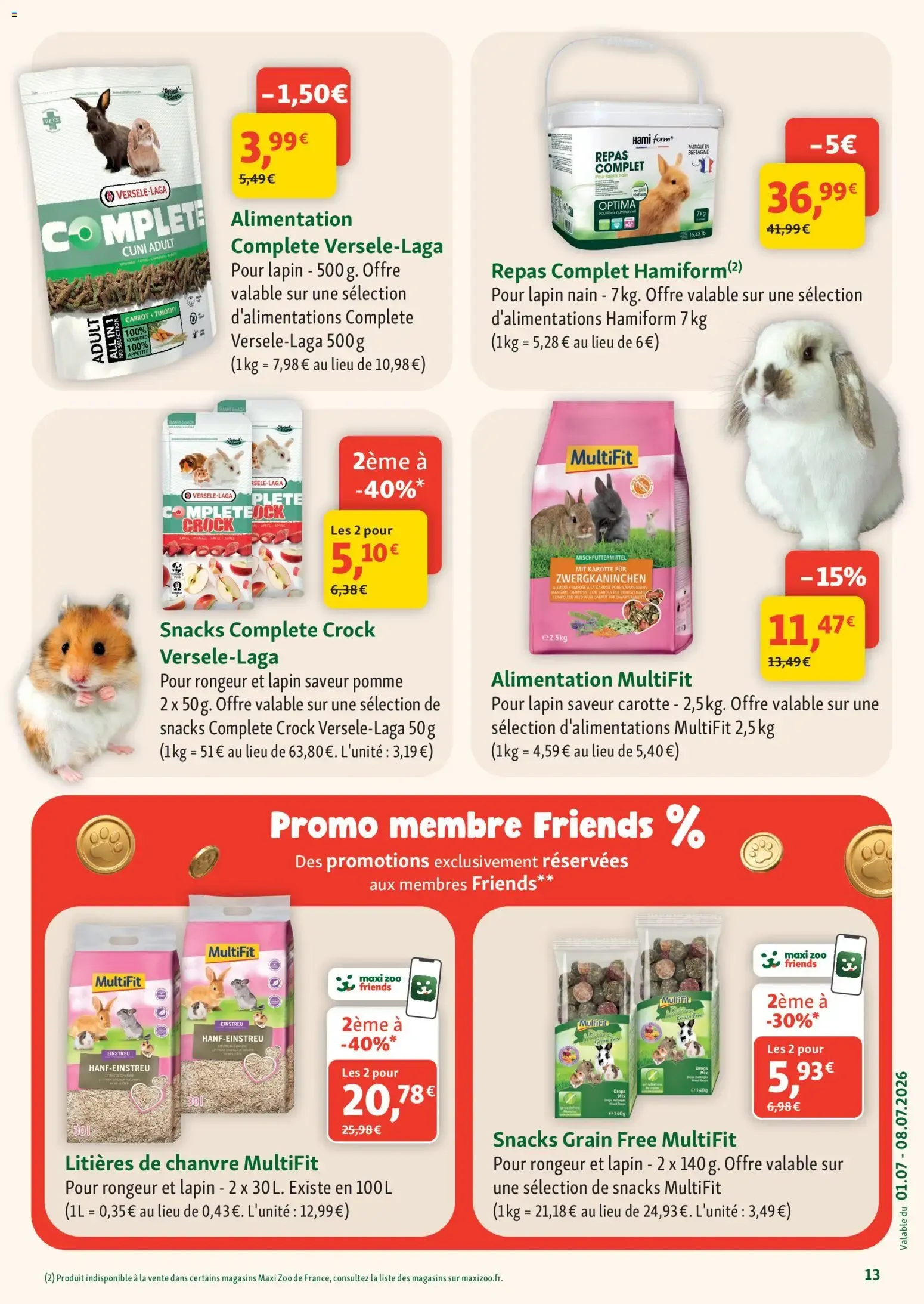 Maxi Zoo du 1 juillet au 8 juillet 2026 - Catalogue page 13