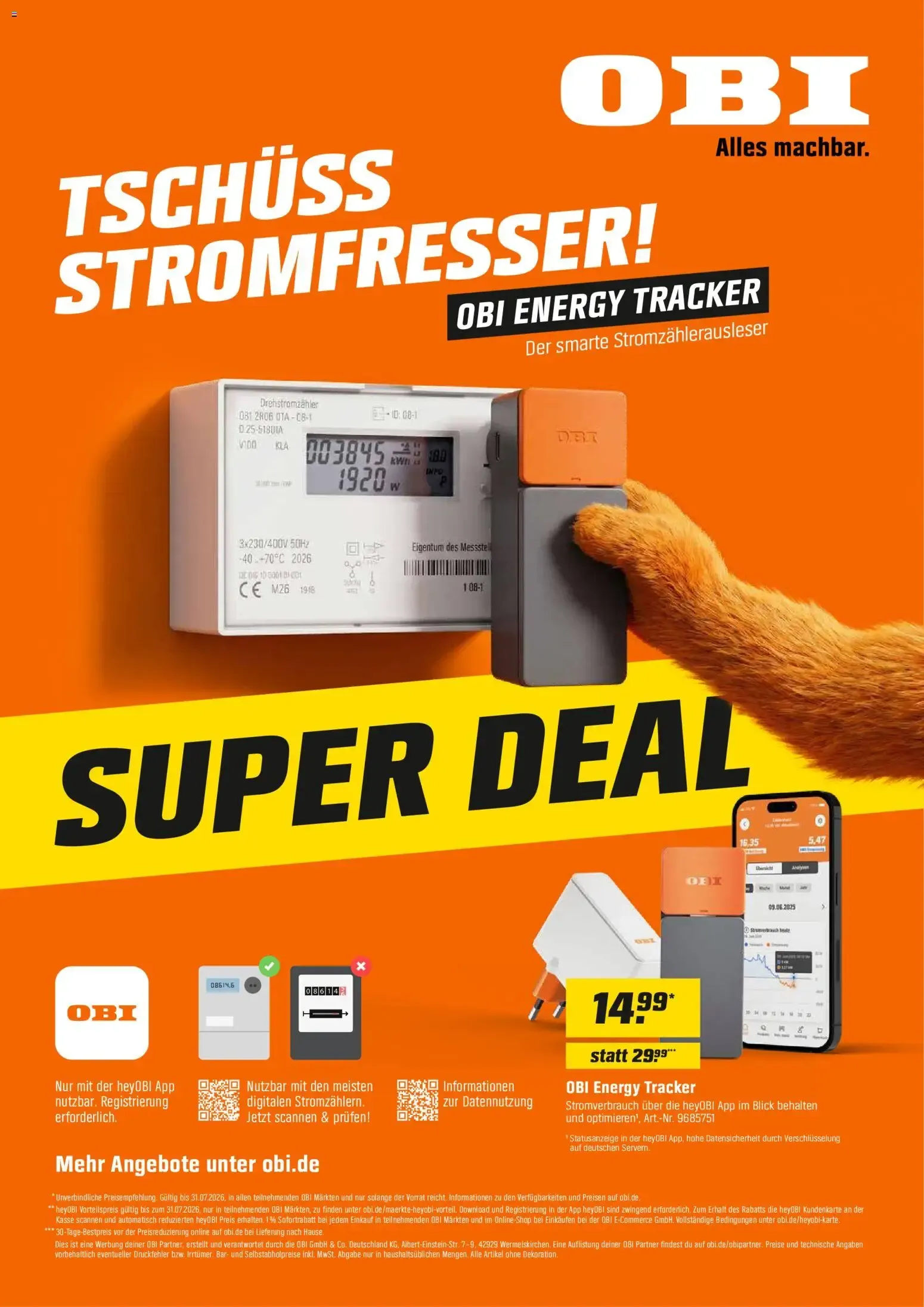OBI Prospekt Juli 2026 von 1. Juli bis 31. Juli 2026 - Prospekt seite 12