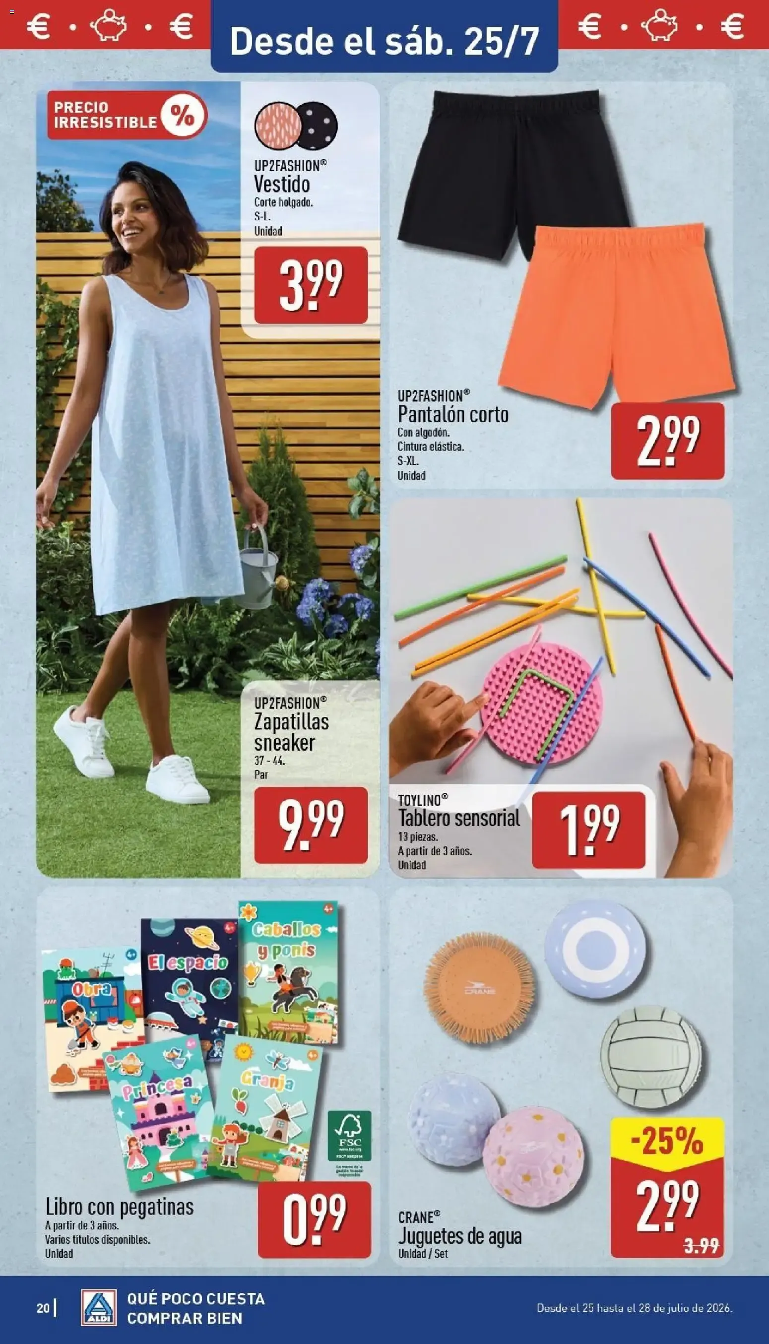 Catálogo de Aldi: Frescura a precios para tirarse a la piscina. Ahorra hasta un 33% más. 20 de julio al 26 de julio 2026 - Página 20
