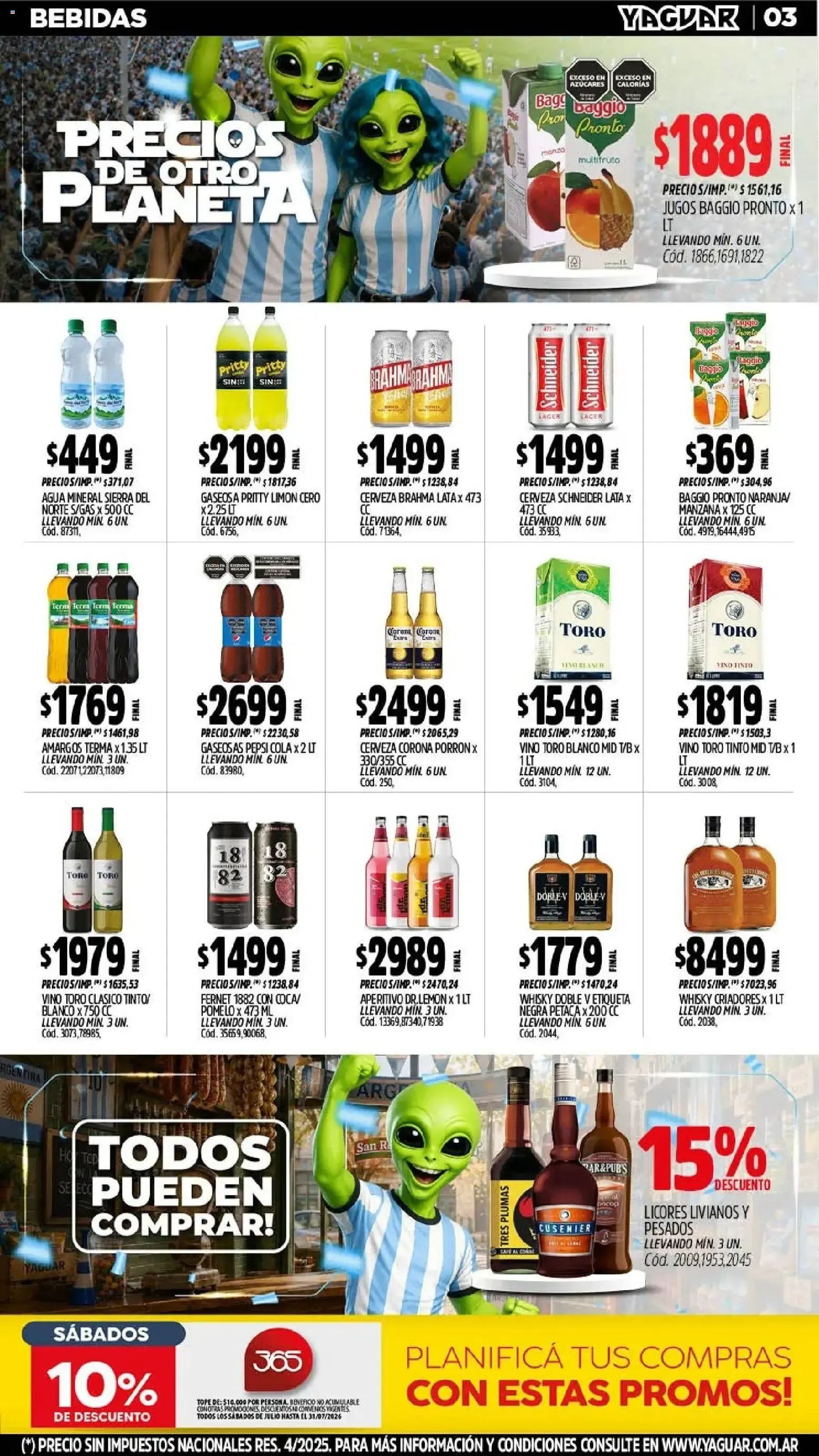 Ofertas de Yaguar - Oferta Semanal Córdoba del 13/07/2026 - 19/07/2026 13 de julio al 19 de julio 2026 - Página 4 del catálogo