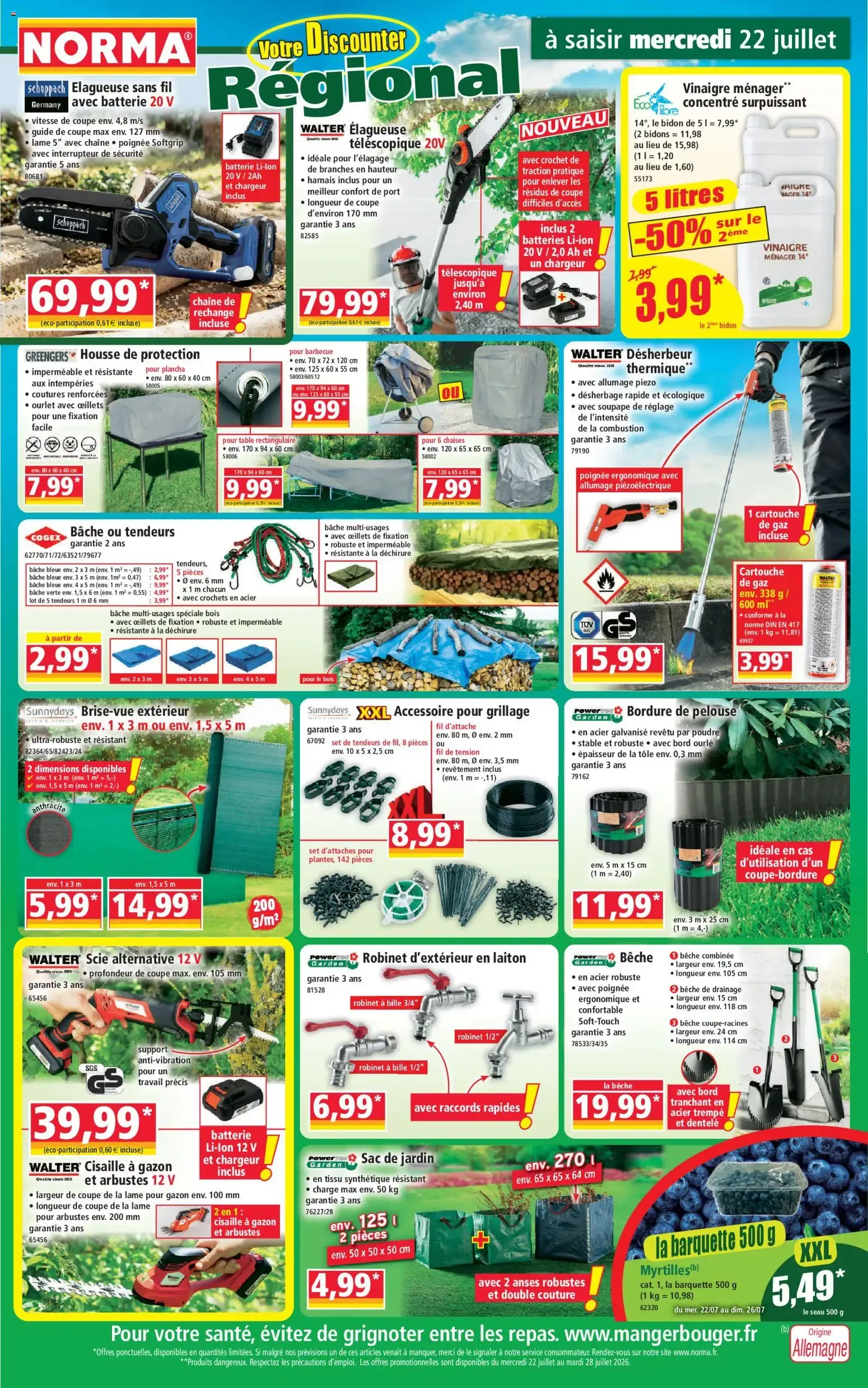Norma catalogue à partir du 22/07/2026 - promo en ligne
