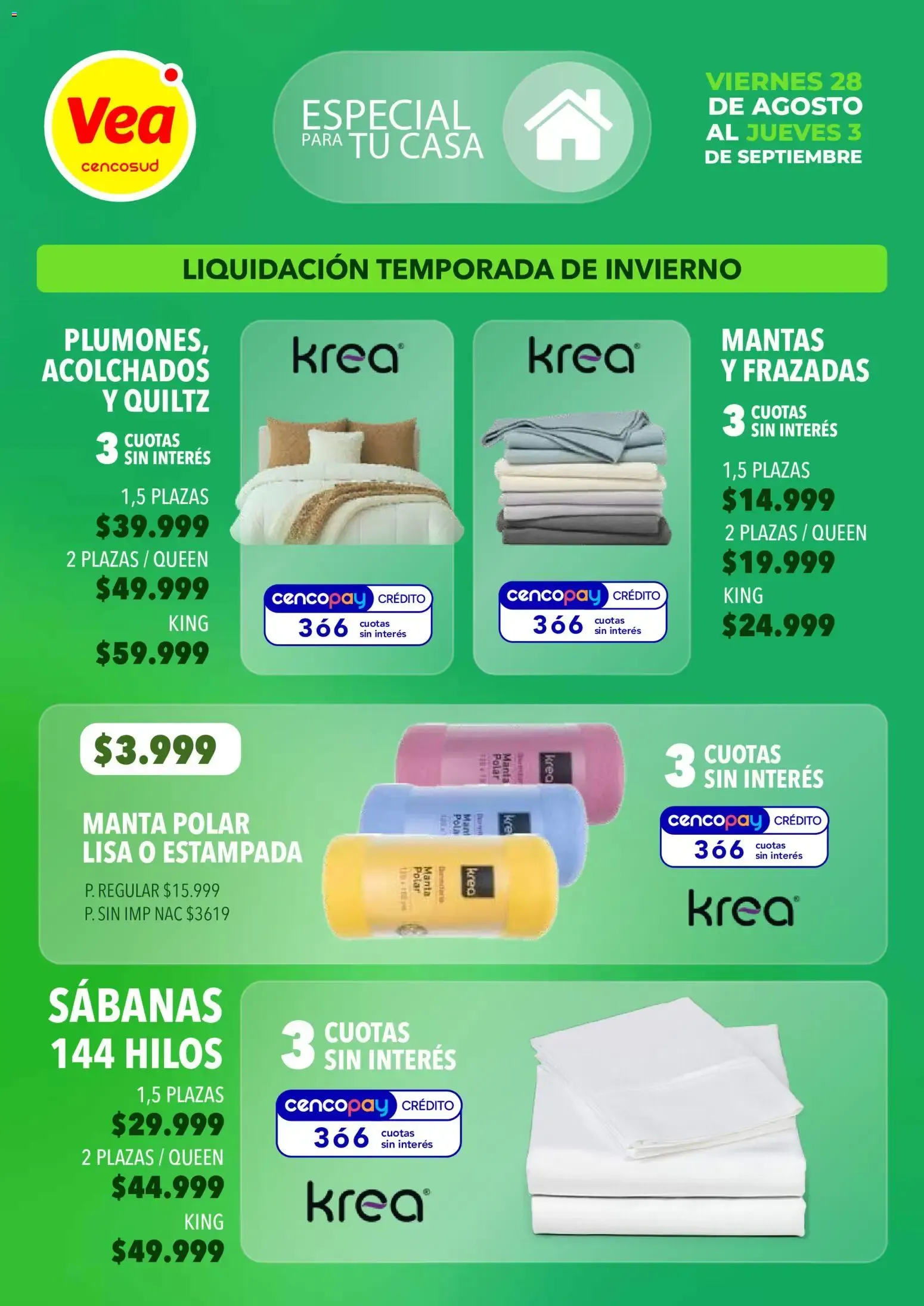 Ofertas de Vea - Especial para tu casa del 28/08/2026 - 02/09/2026 28 de agosto al 2 de septiembre 2026 - Página 6 del catálogo