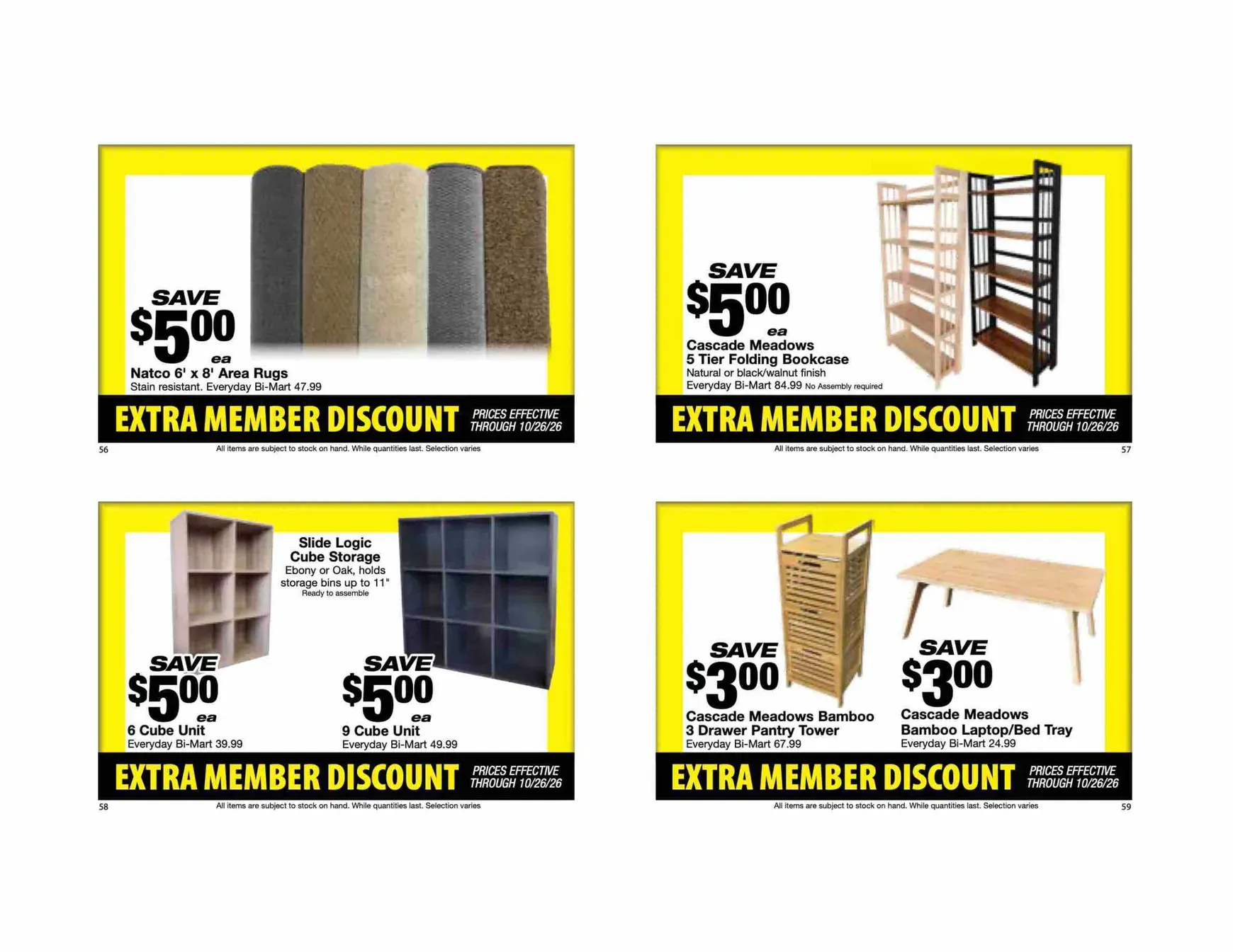 Weekly ad Current Bi-Mart - Extra member discount leaflet valid from Tuesday 10/13/2026 to Monday 10/26/2026 from October 13 to October 26 2026 - Page 16