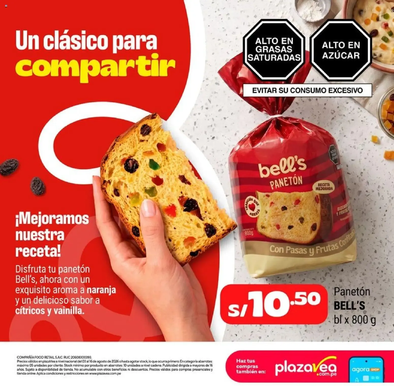 Catalogo de Catálogo Plaza Vea - Díptico Marcas Propias online del 03/08/2026 3 de agosto al 16 de agosto 2026 - Pag 8