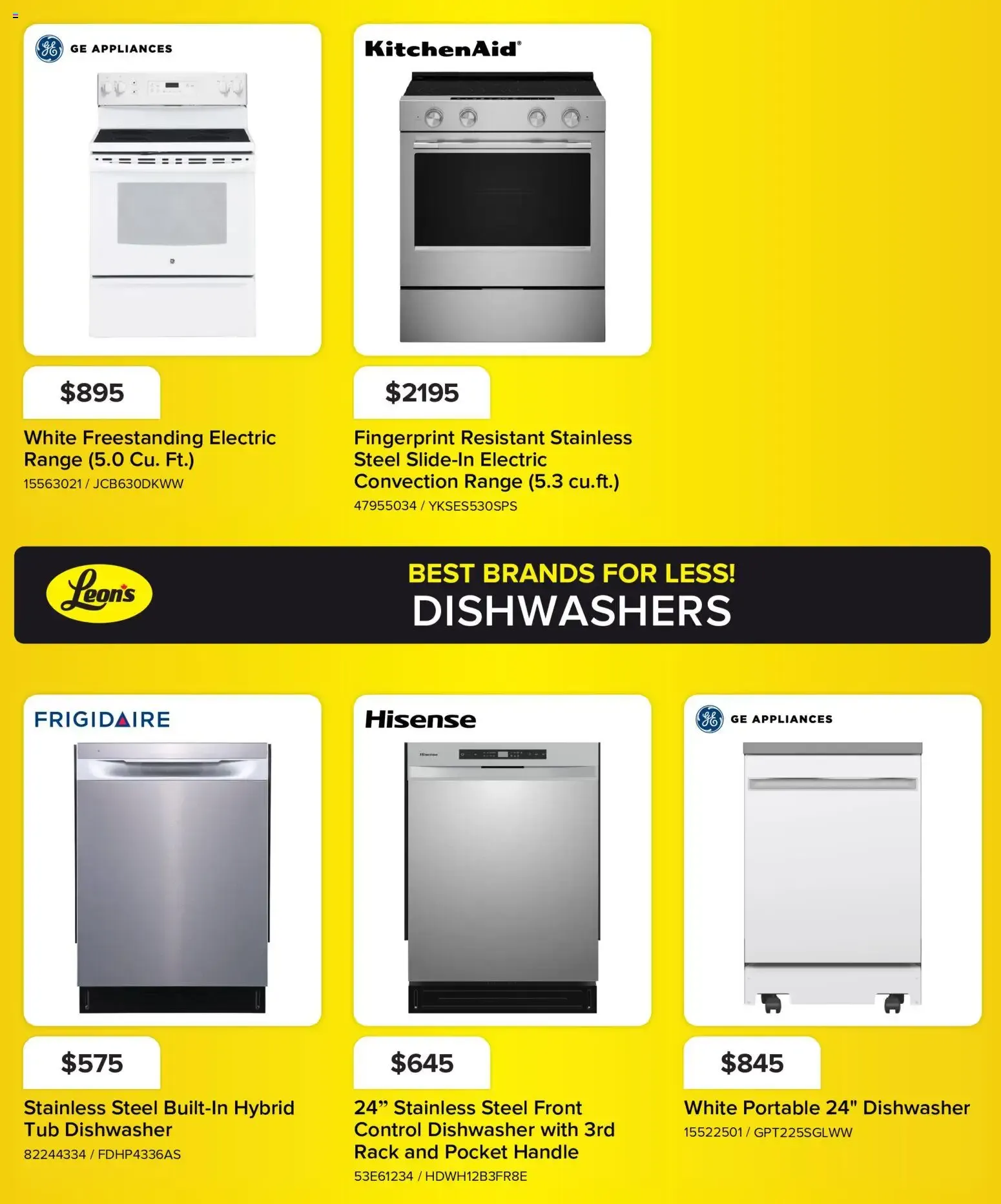 Leon's flyer - BBFL Appliances from Oct 22, 2026 > weekly specials & deals from October 22 to October 28 2026 - flyer page 6