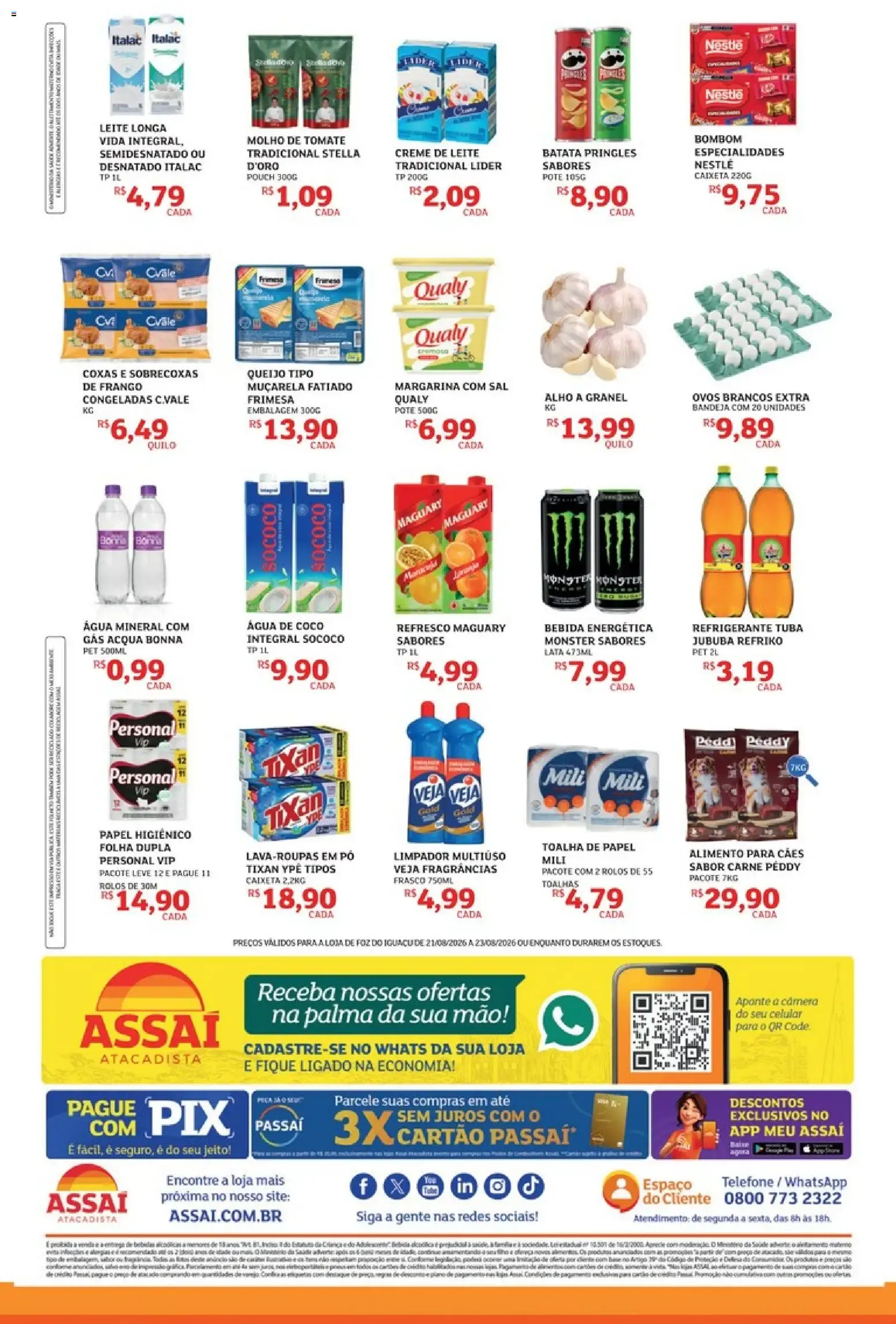 Encarte de Assaí Atacadista ofertas de 21/08/2026 | Promoções Online 21 de agosto até 23 de agosto 2026 - Pagina 2