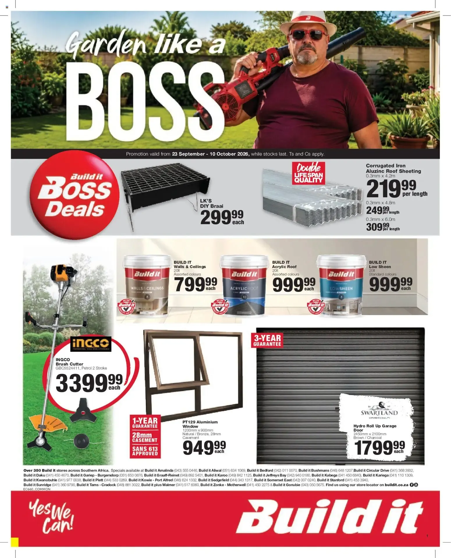 Build It Eastern Cape - Specials (23/09/2026 - 10/10/2026) Online from 23 September to 10 October 2026 - Catalogue Page 1