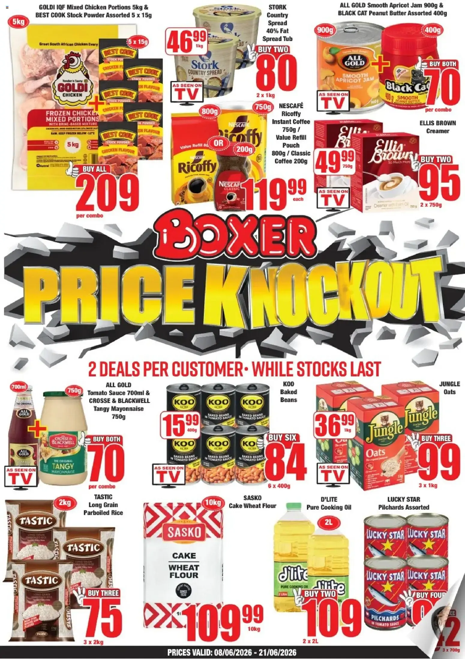 Boxer Eastern Cape Selected Stores - Specials (08/06/2026 - 21/06/2026) Online from 8 June to 21 June 2026 - Catalogue Page 1