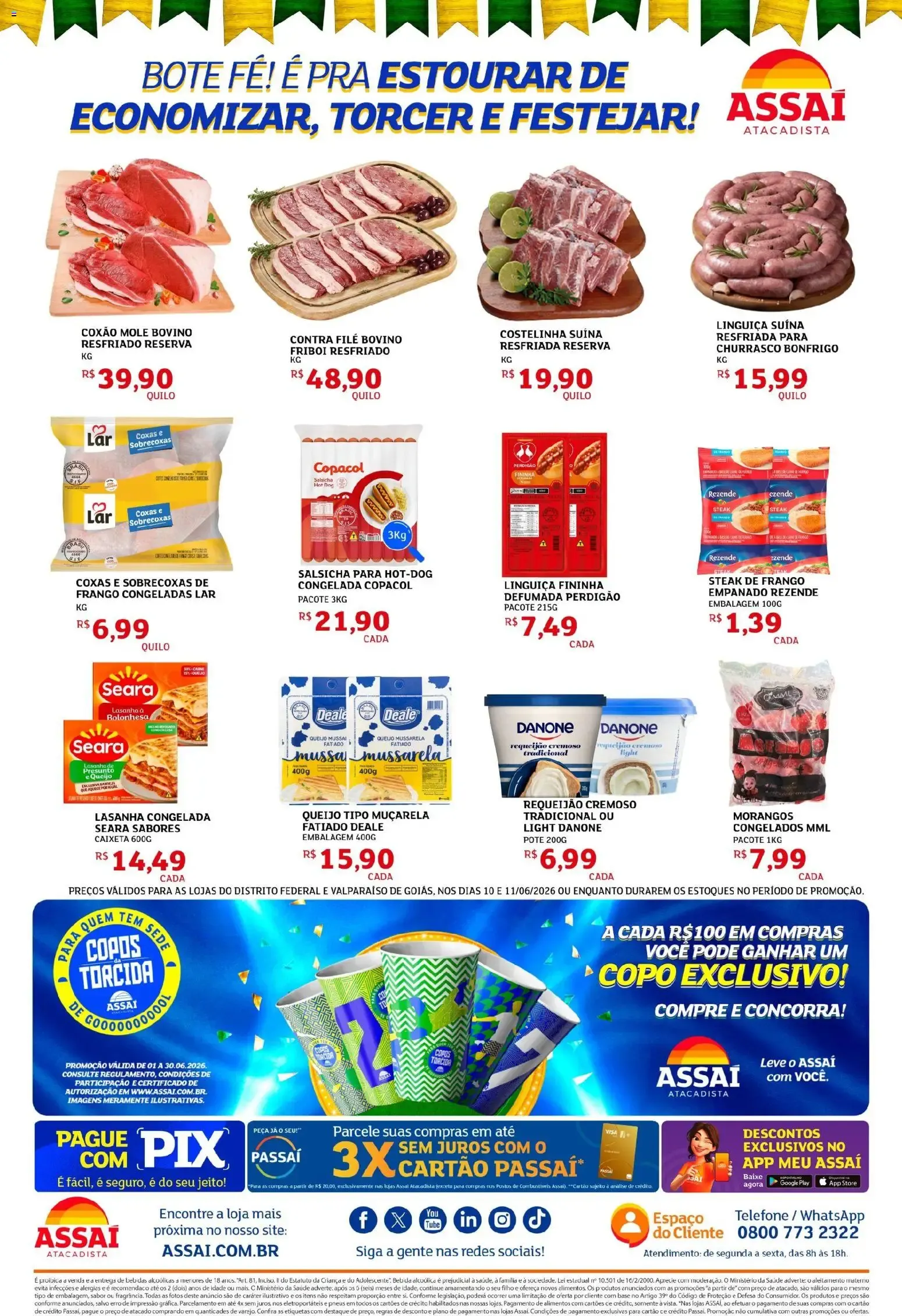 Encarte de Assaí Atacadista ofertas - DF de 10/06/2026 | Promoções Online 10 de junho até 11 de junho 2026 - Pagina 2